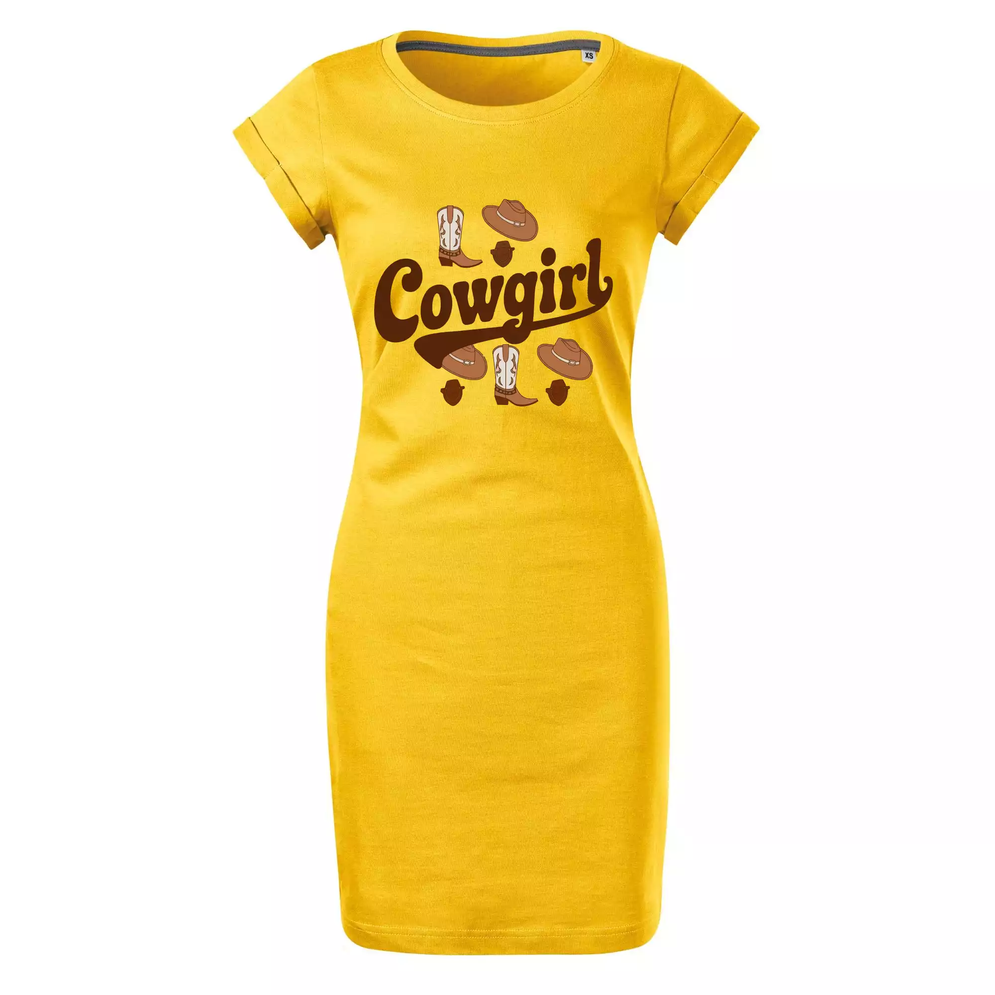 Cowgirl nápis a oblečení