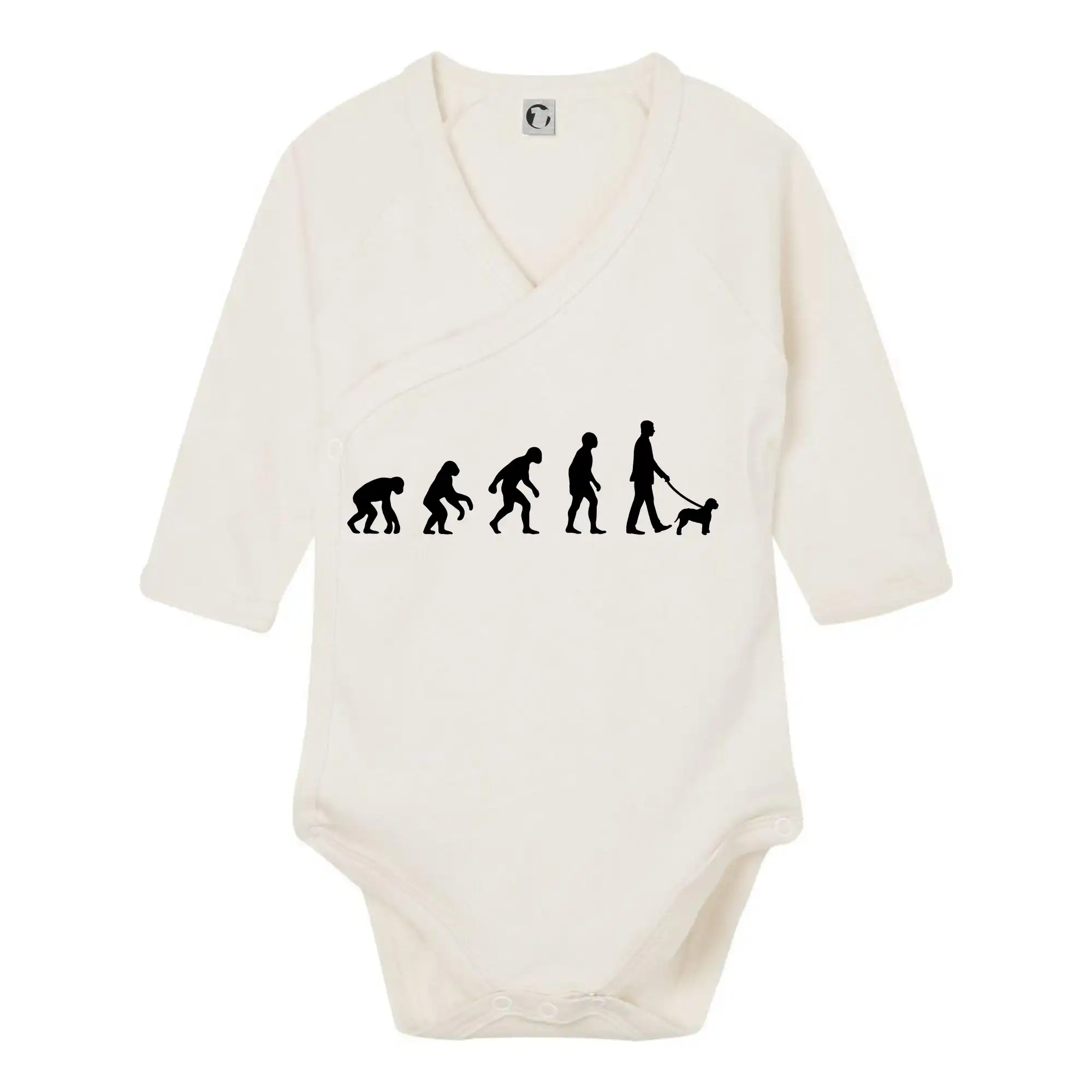 Ostatné psie plemená - Lagotto romagnolo Evolúcia - Body zavinovacie s dlhým rukávom