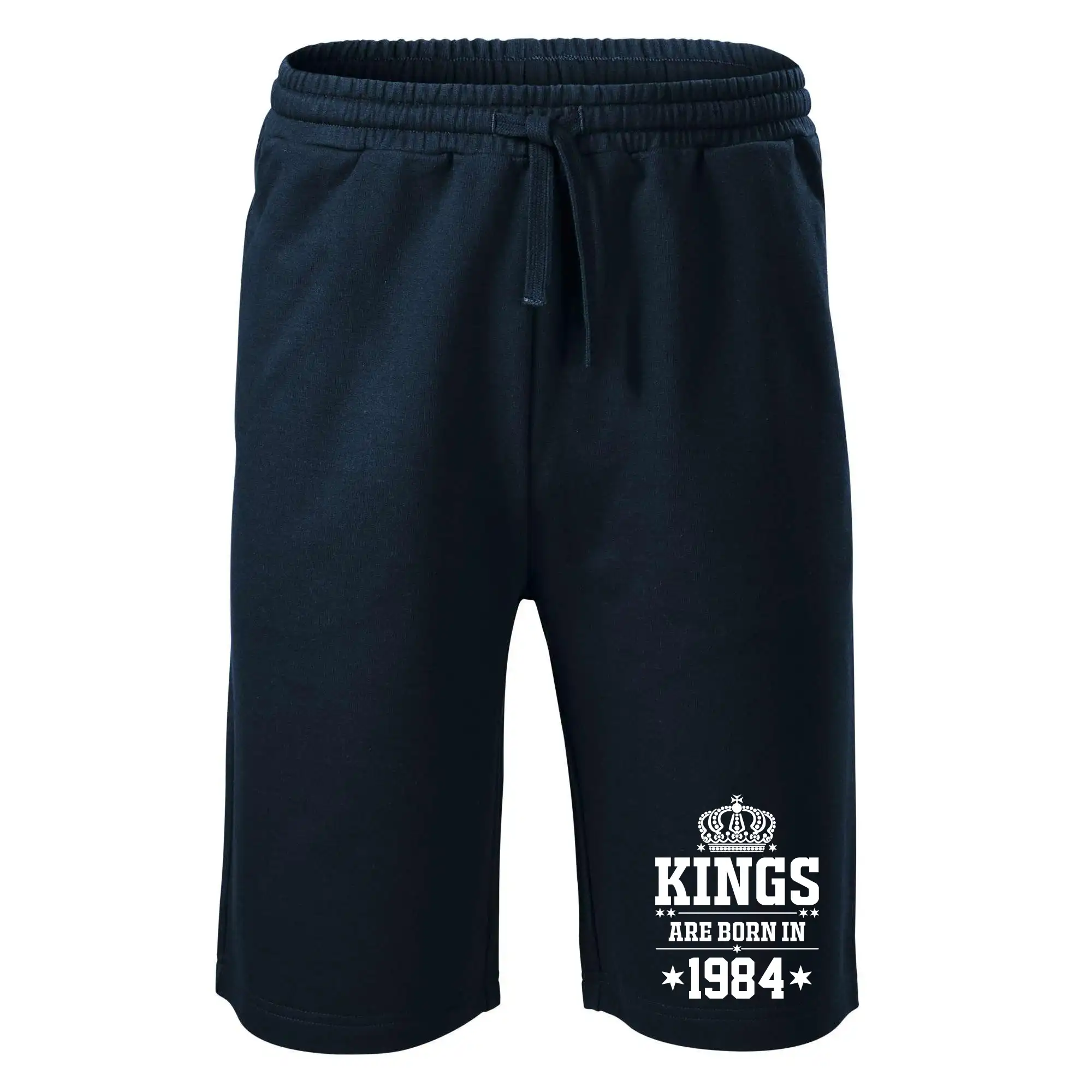 Trička s ročníkom 1984 - Kings are born in 1984 - Šortky pánske bavlnené