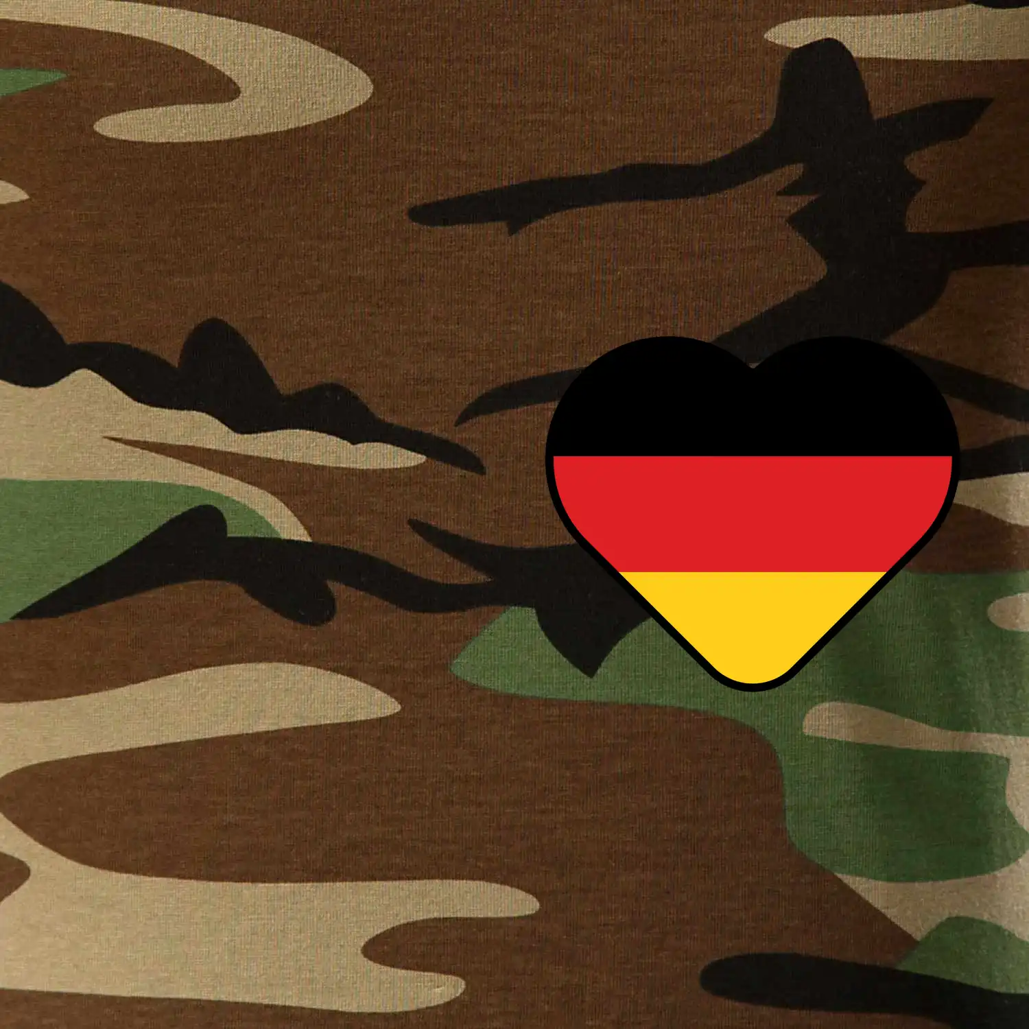 Germany love malé - Německá vlajka