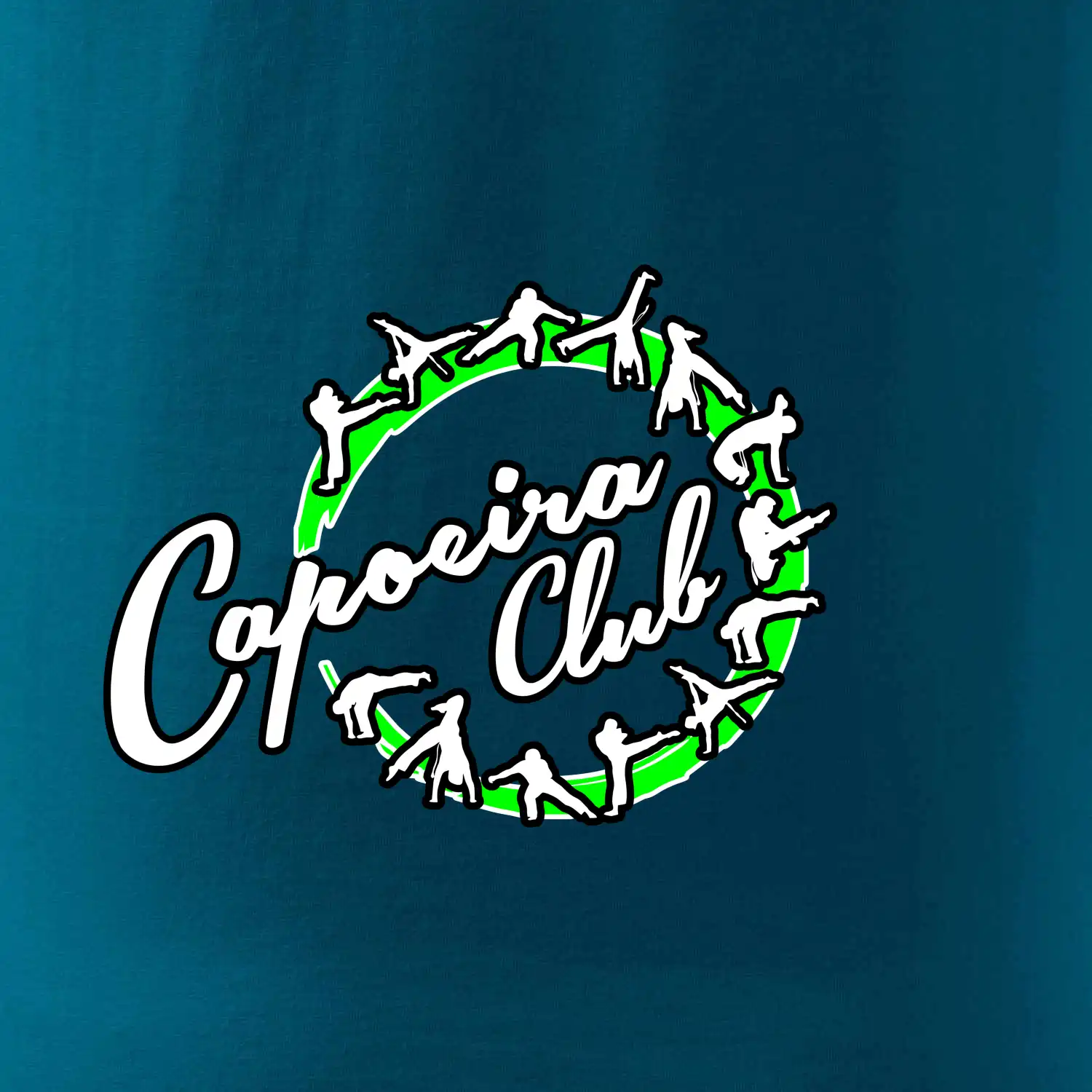 Capoeira club nápis - cviky v kruhu