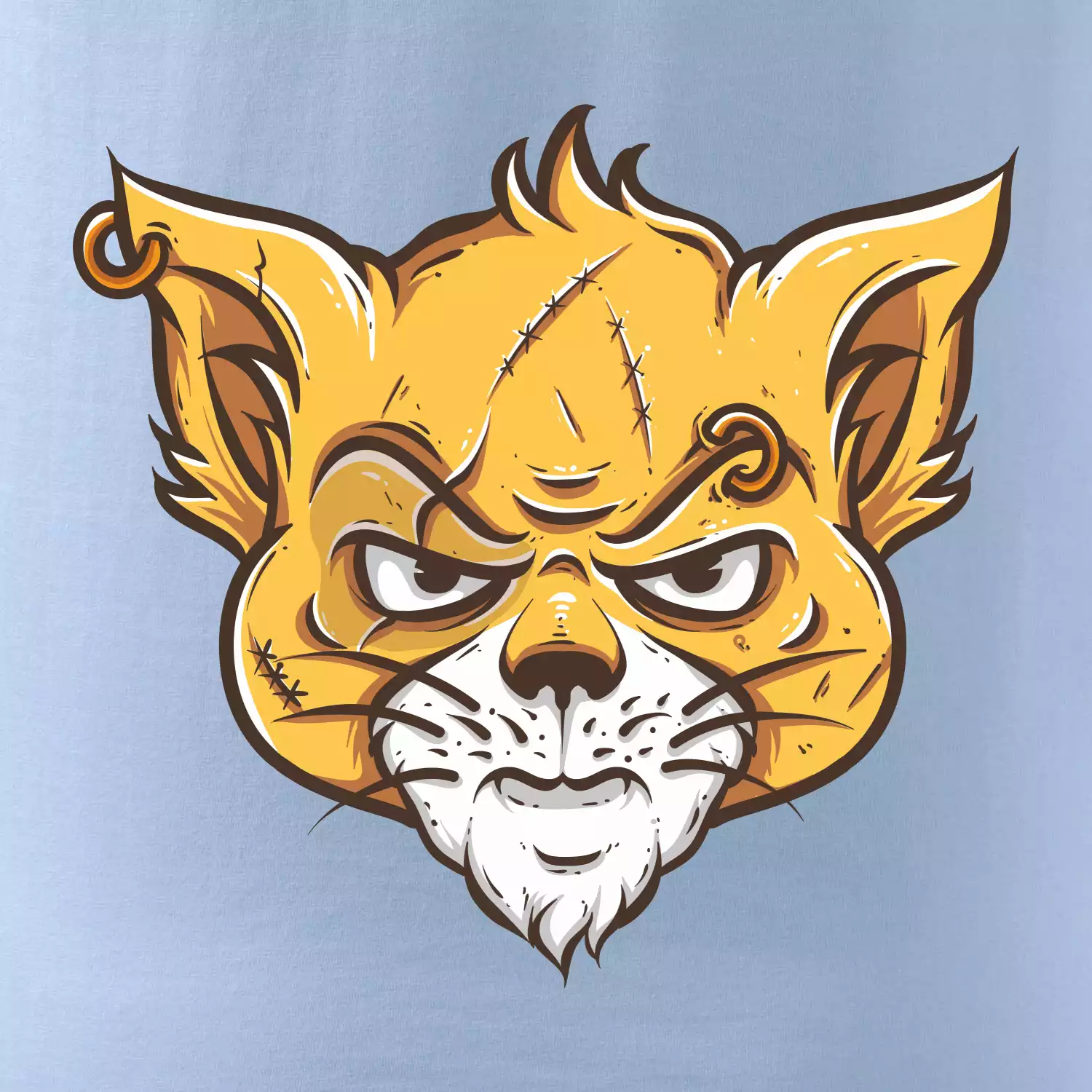 Nasraná kočka Thug life