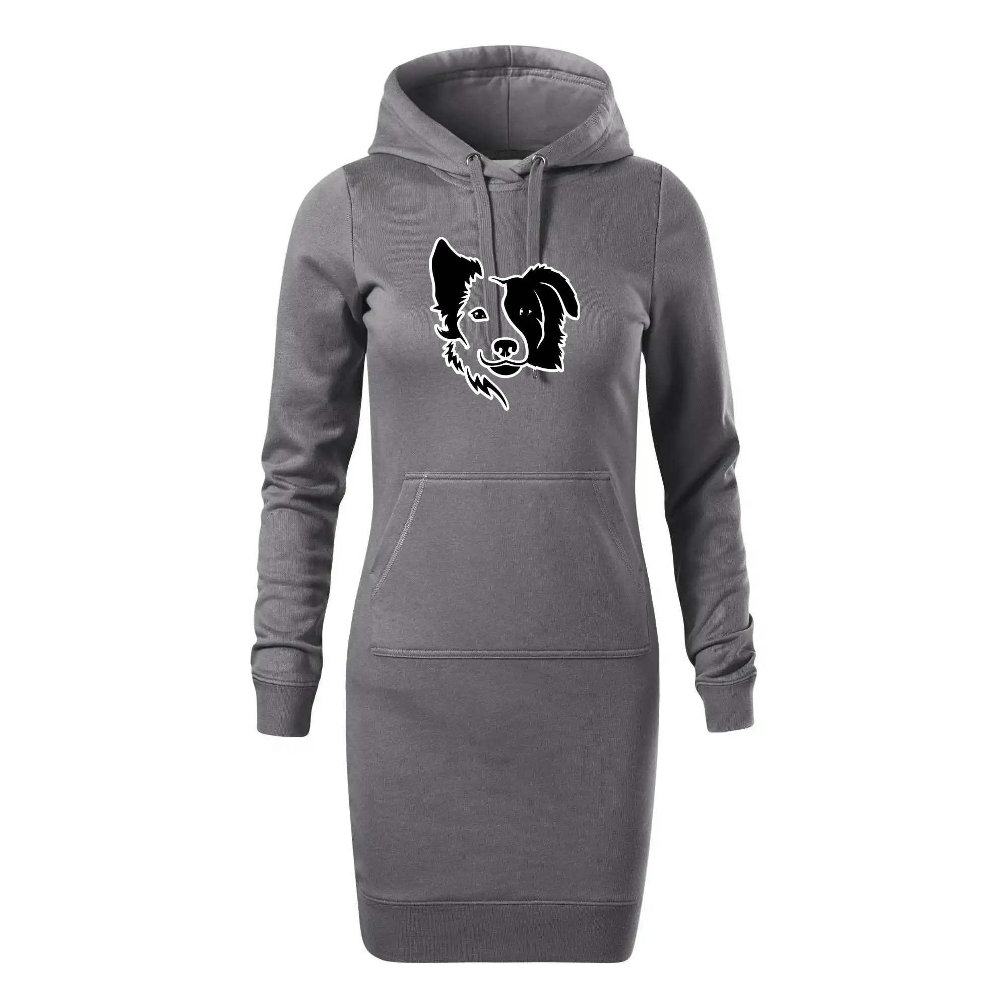 Border kólie obrys hlavy