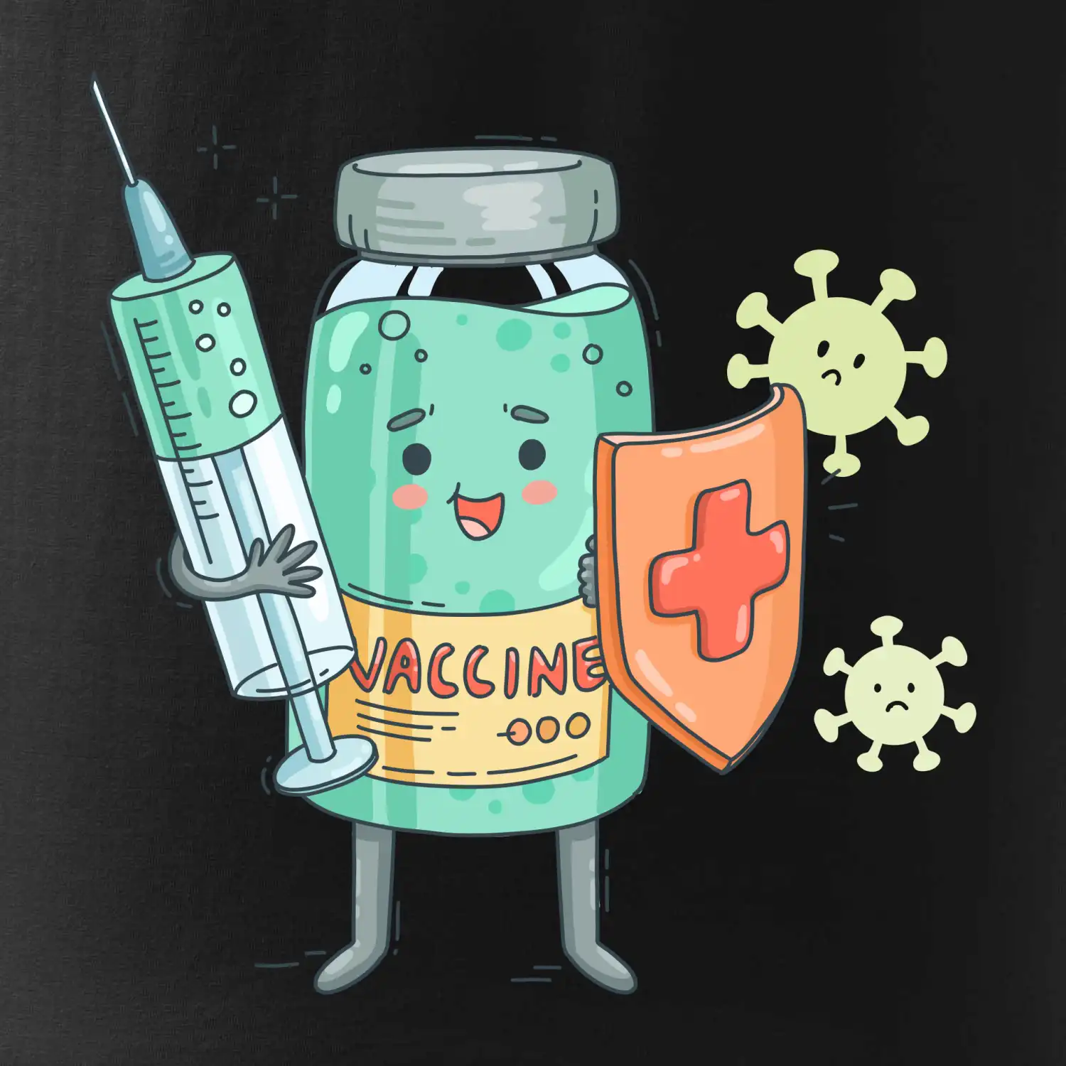Cartoon vaccine