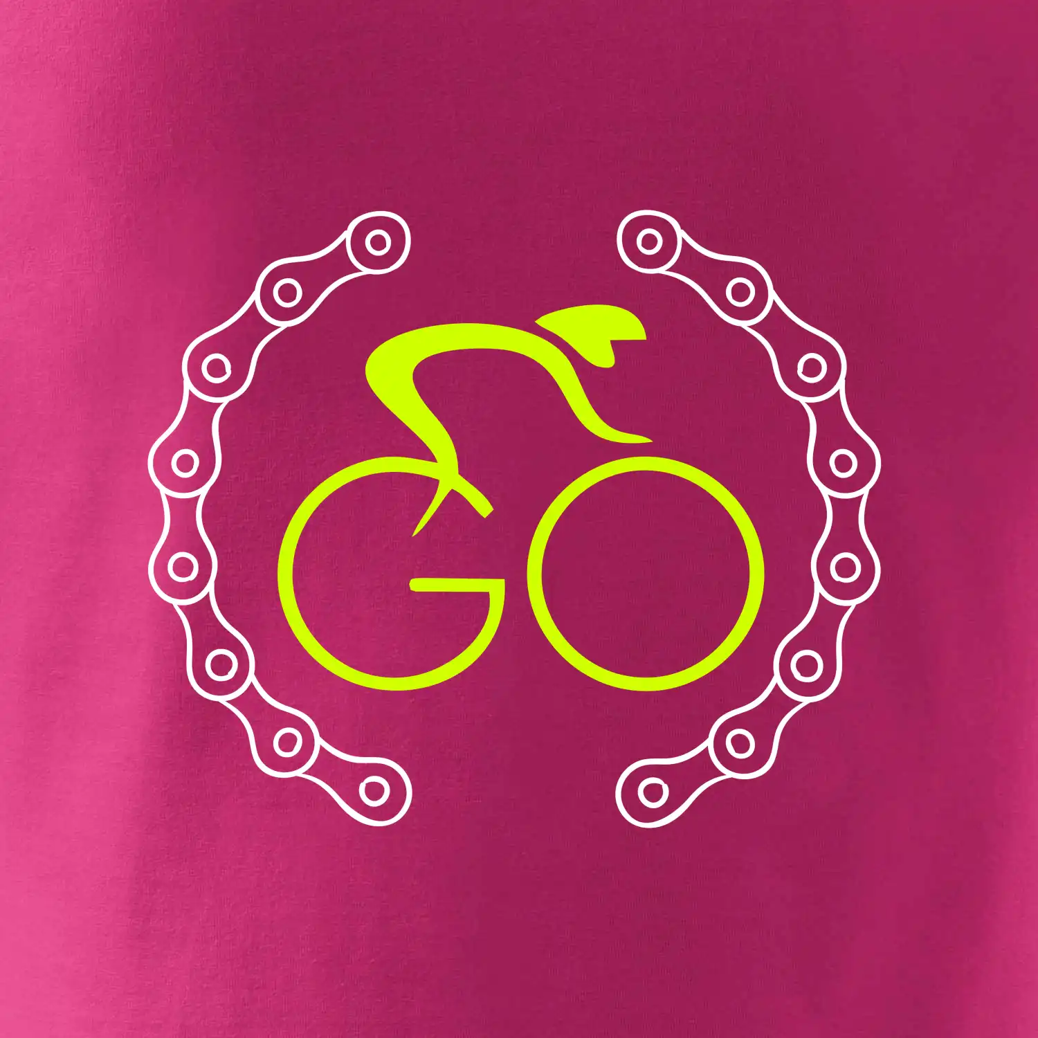 GO cyklista (fluo potisk)