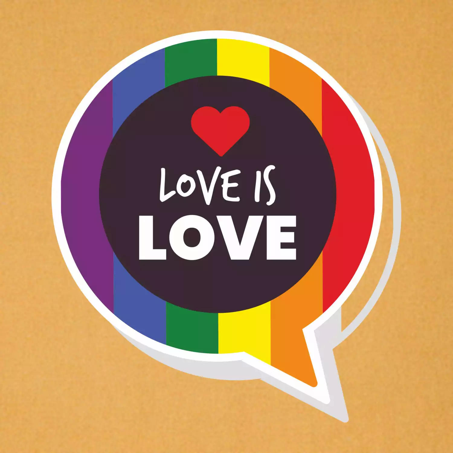 Love is love bublina