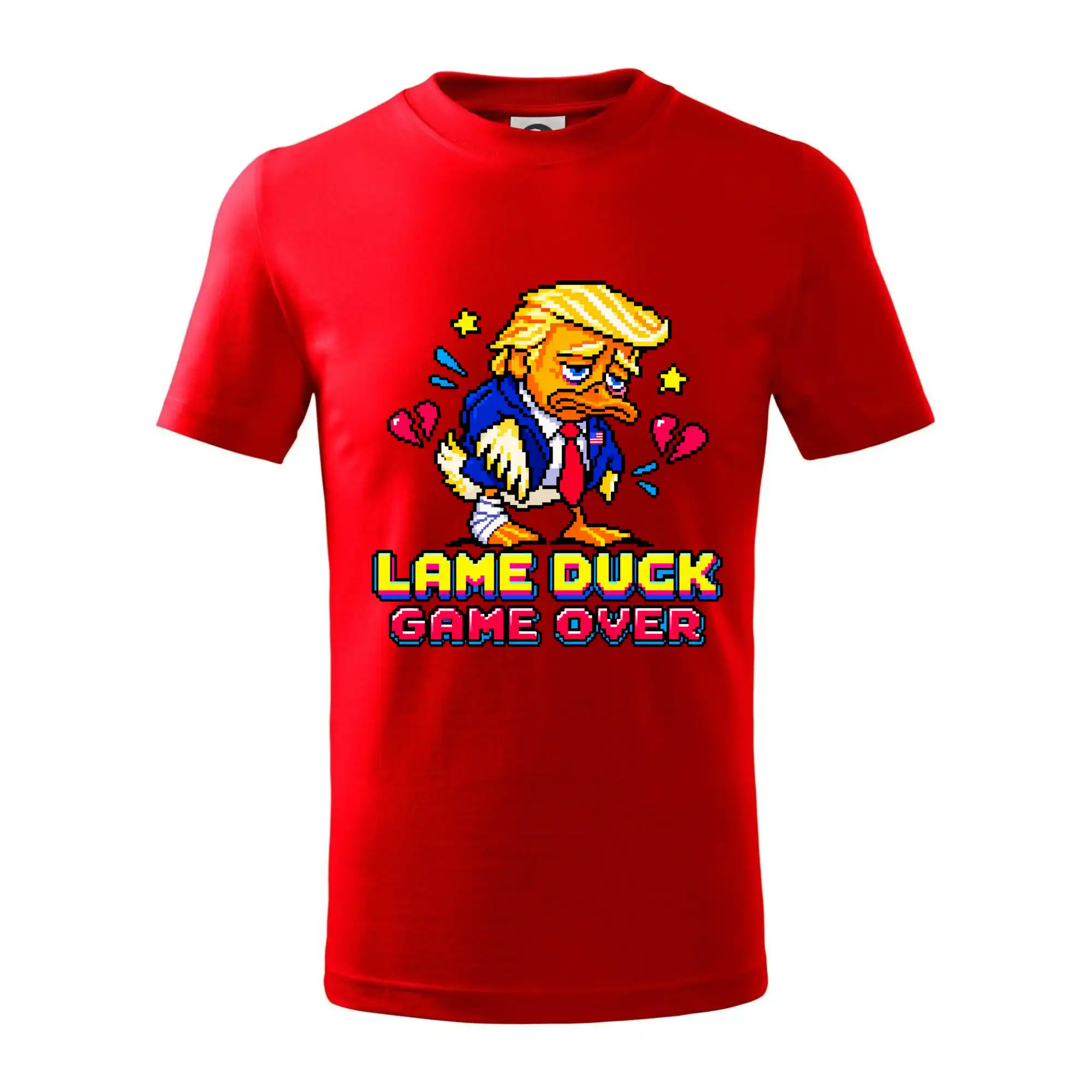 Trump lame duck pixel art game over