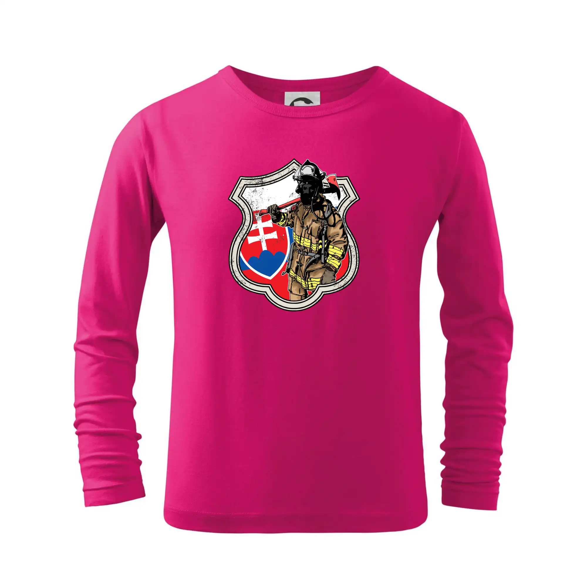 Originálne tričká pre hasičov - Slovenský hasič - Tričko detské Long Sleeve