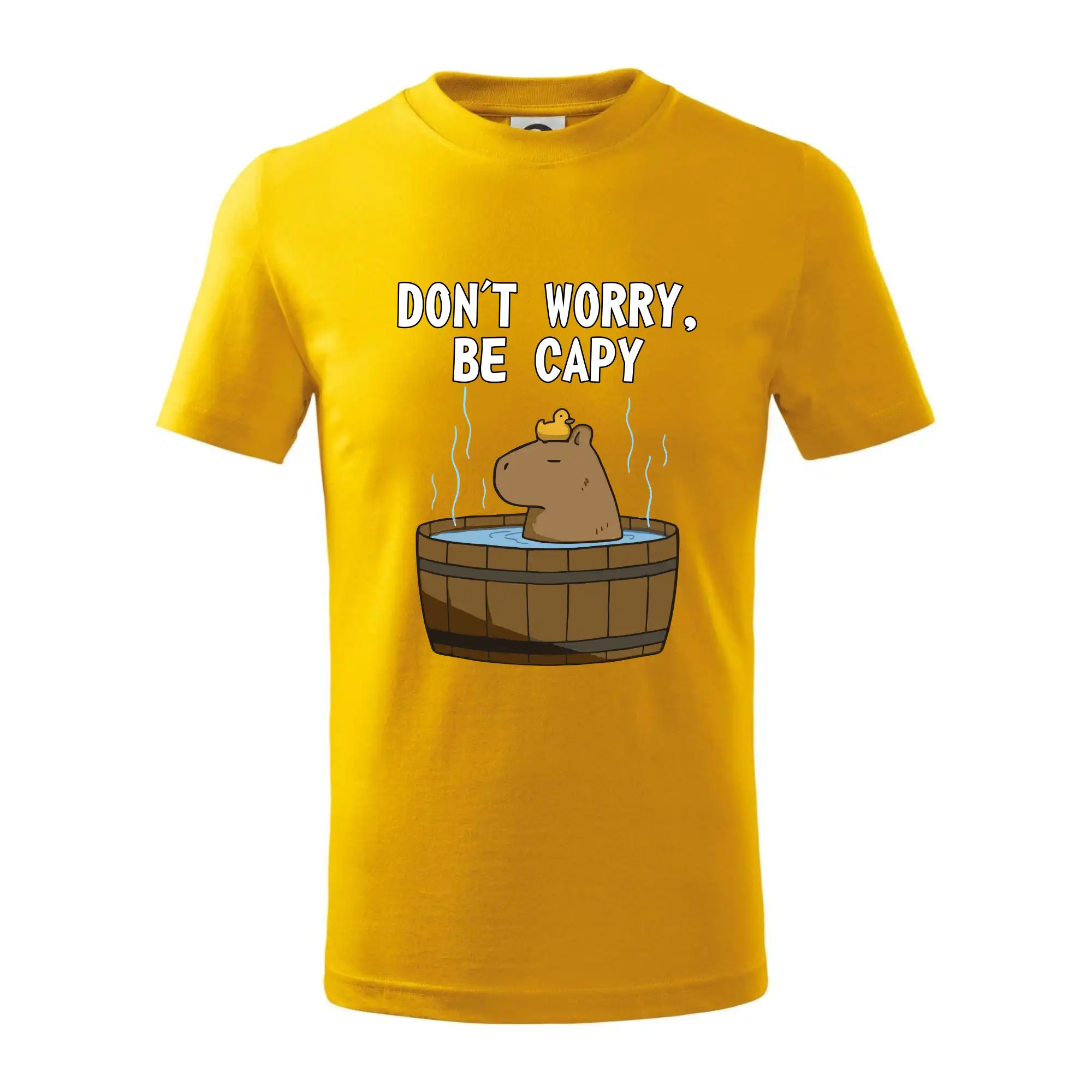 Tričká so zvieratami - Don't worry be capy - Tričko detské bavlnené