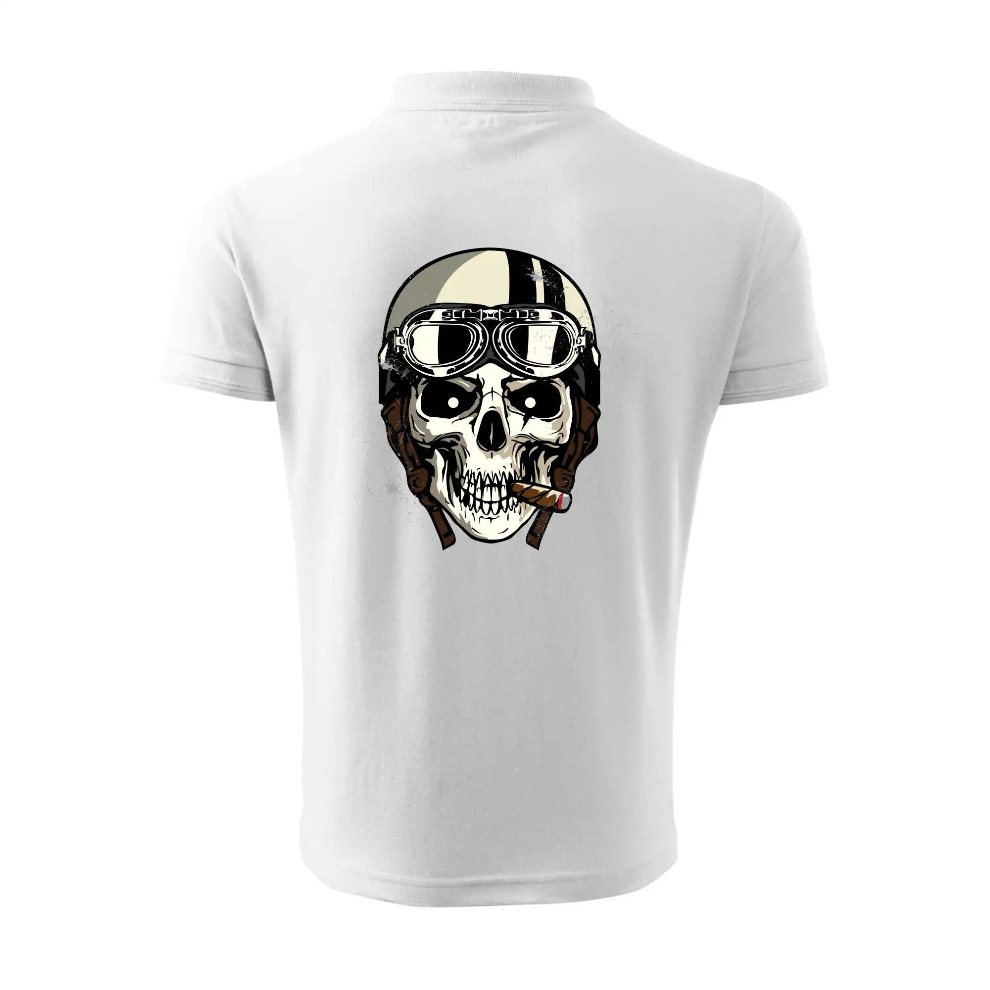 Motorkárska helma a cigara