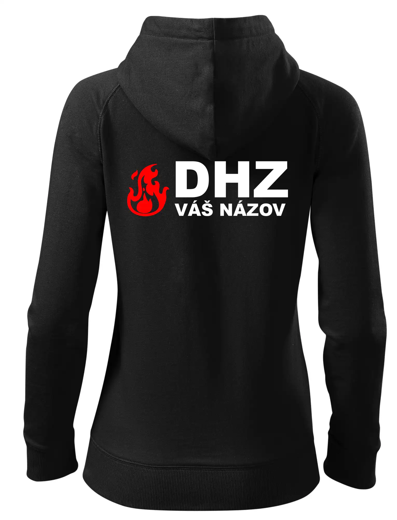 DHZ (oheň, firesport, názov sboru - vlastný nápis)