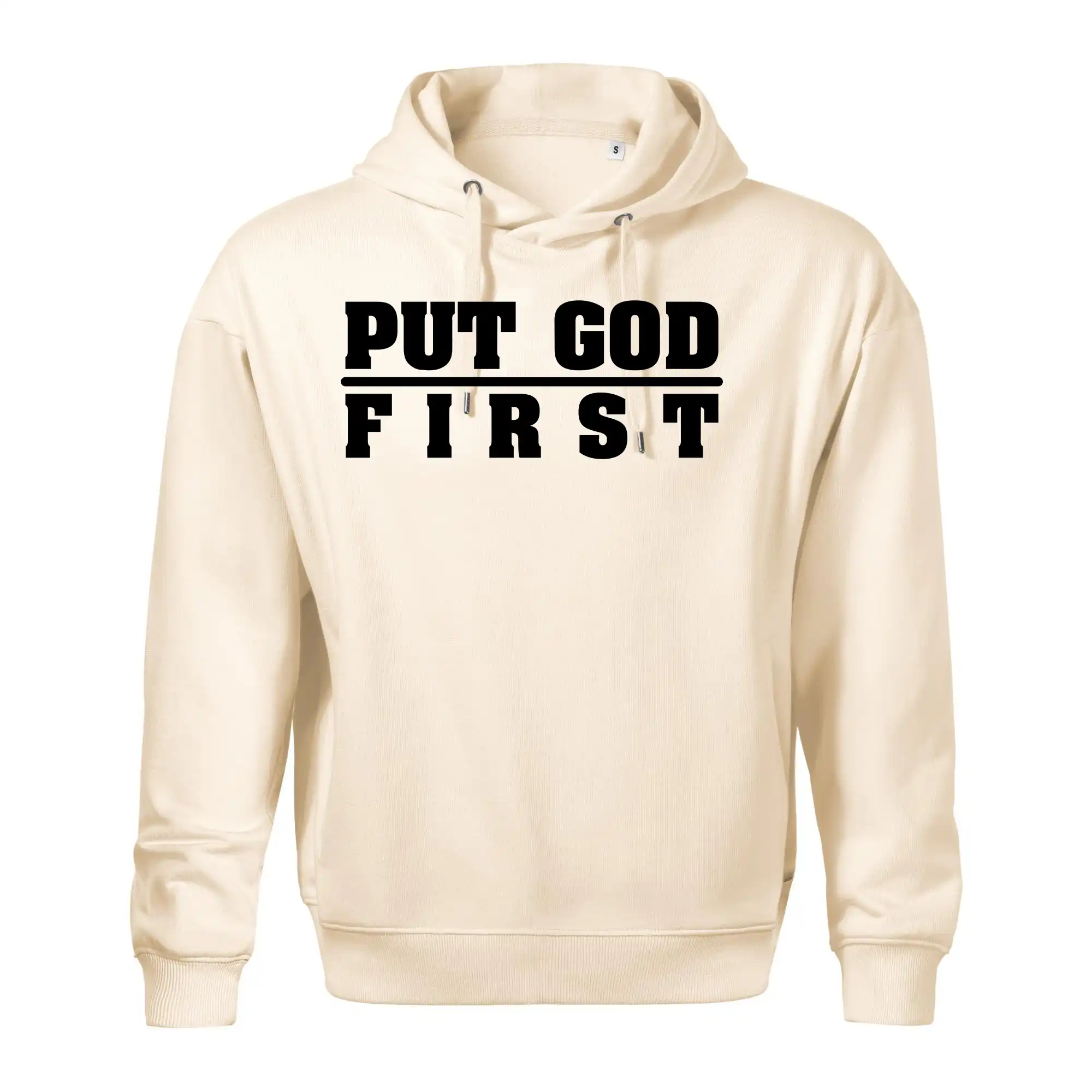 Put God first tlustý nápis