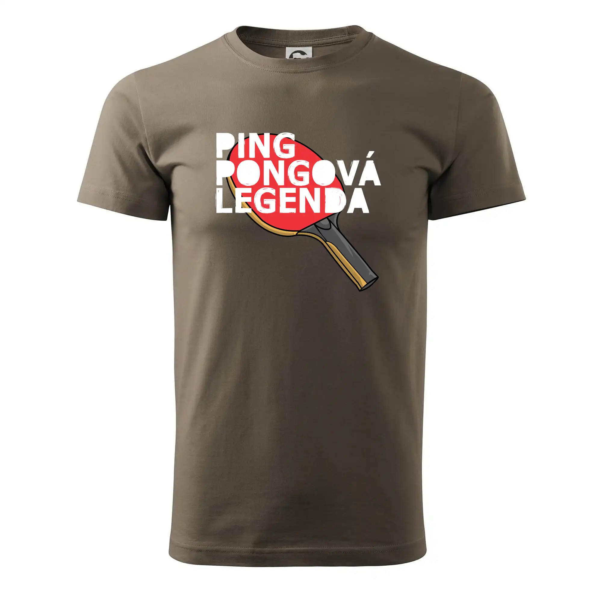 Vtipné tričká na stolný tenis - Ping Pongová legenda - Pánske tričko nižšej gramáže