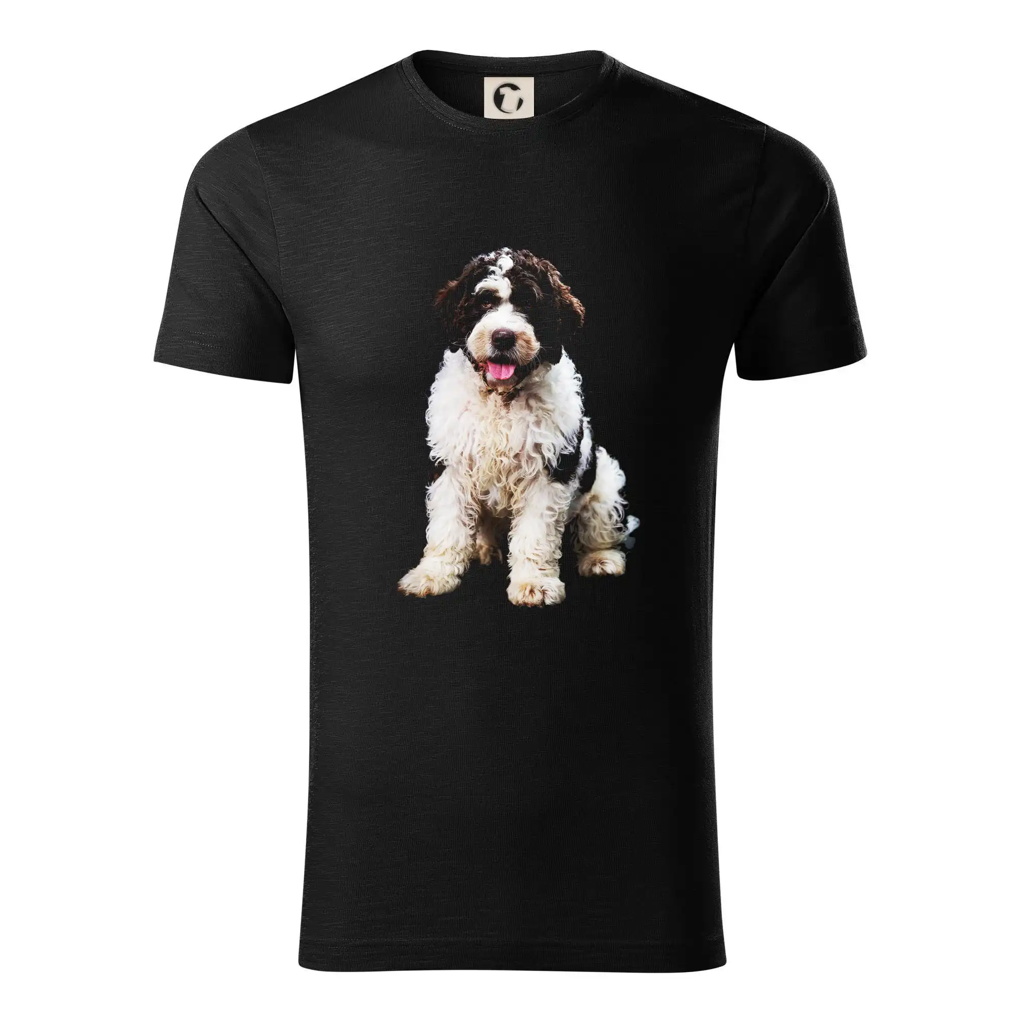 Ostatné psie plemená - Lagotto romagnolo fotografia v tme - Tričko z organickej bavlny