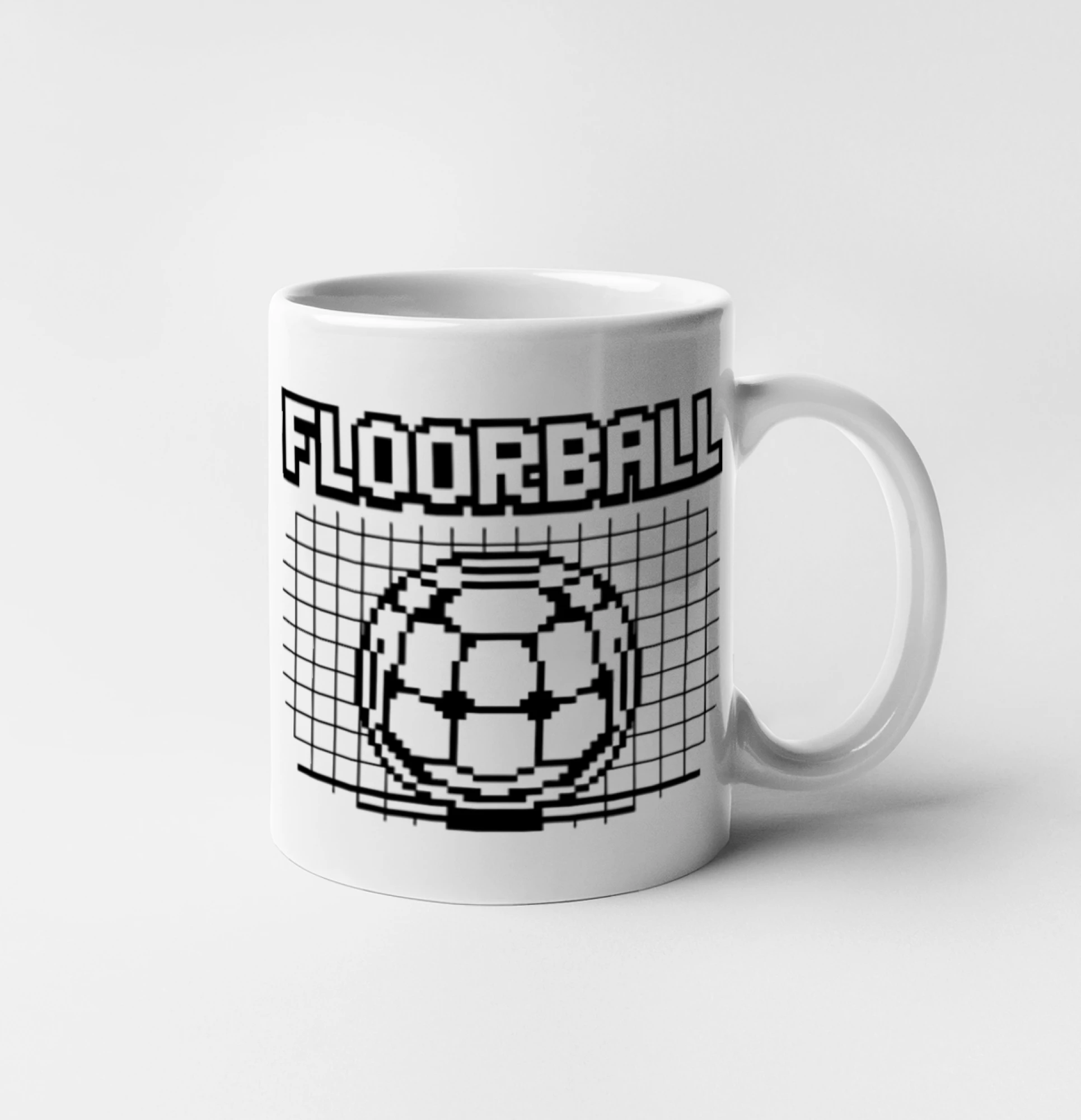 Florbalové tričká - Floorball - 90s hra design - Hrnček 