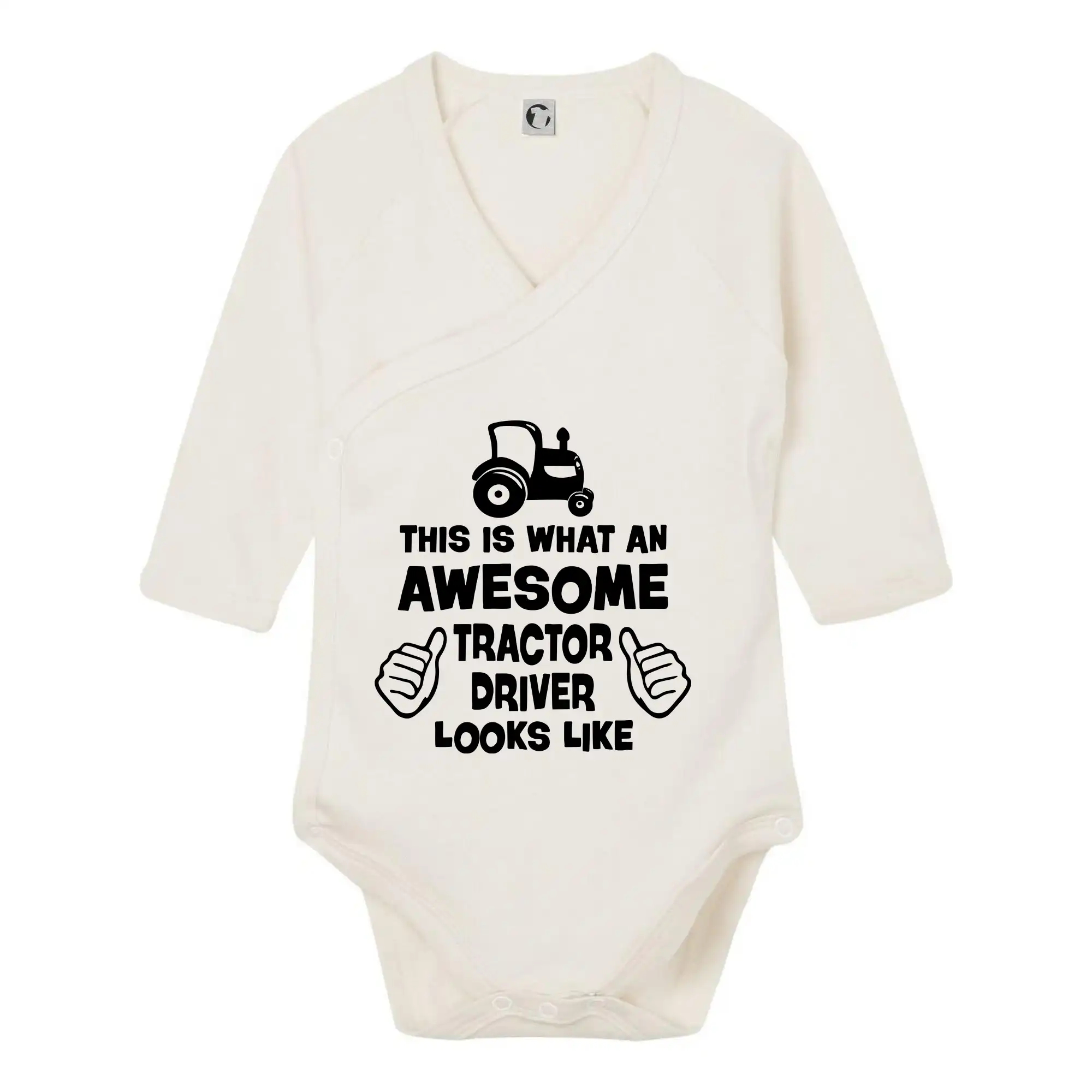 Užasný vodič je tu! - Body zavinovacie s dlhým rukávom