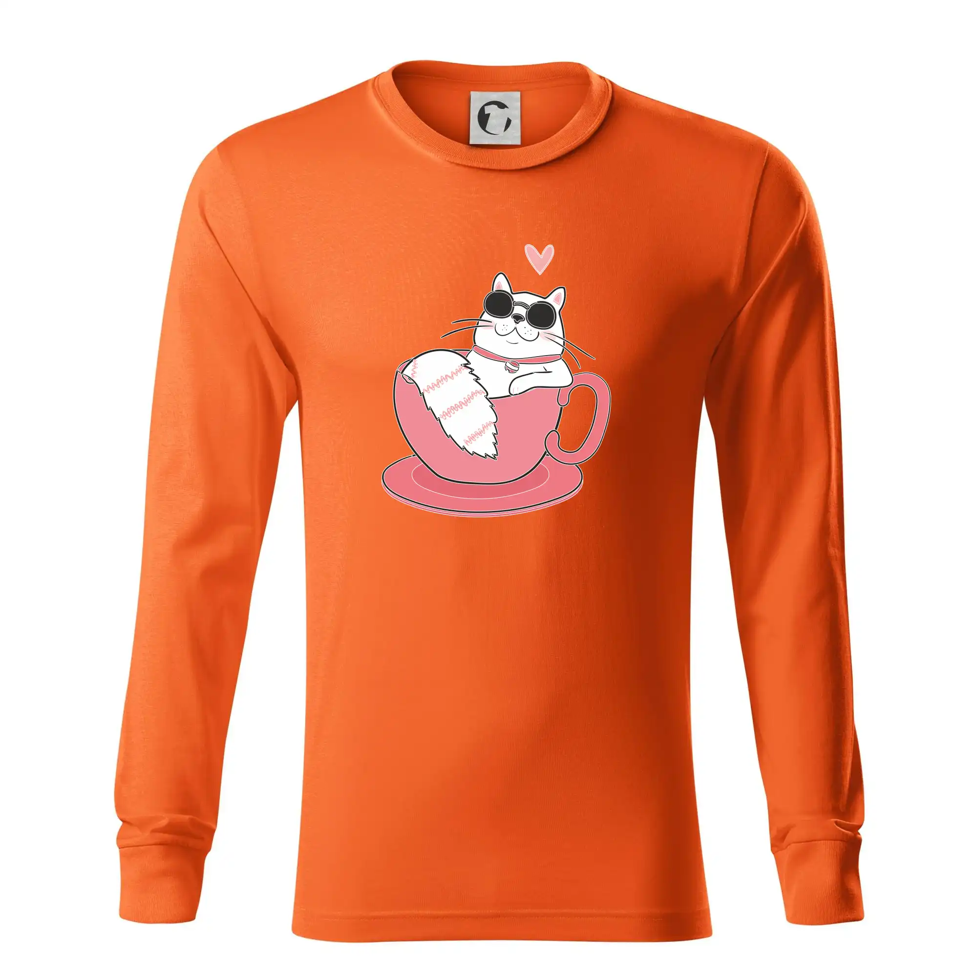 Hustá kočka v hrníčku