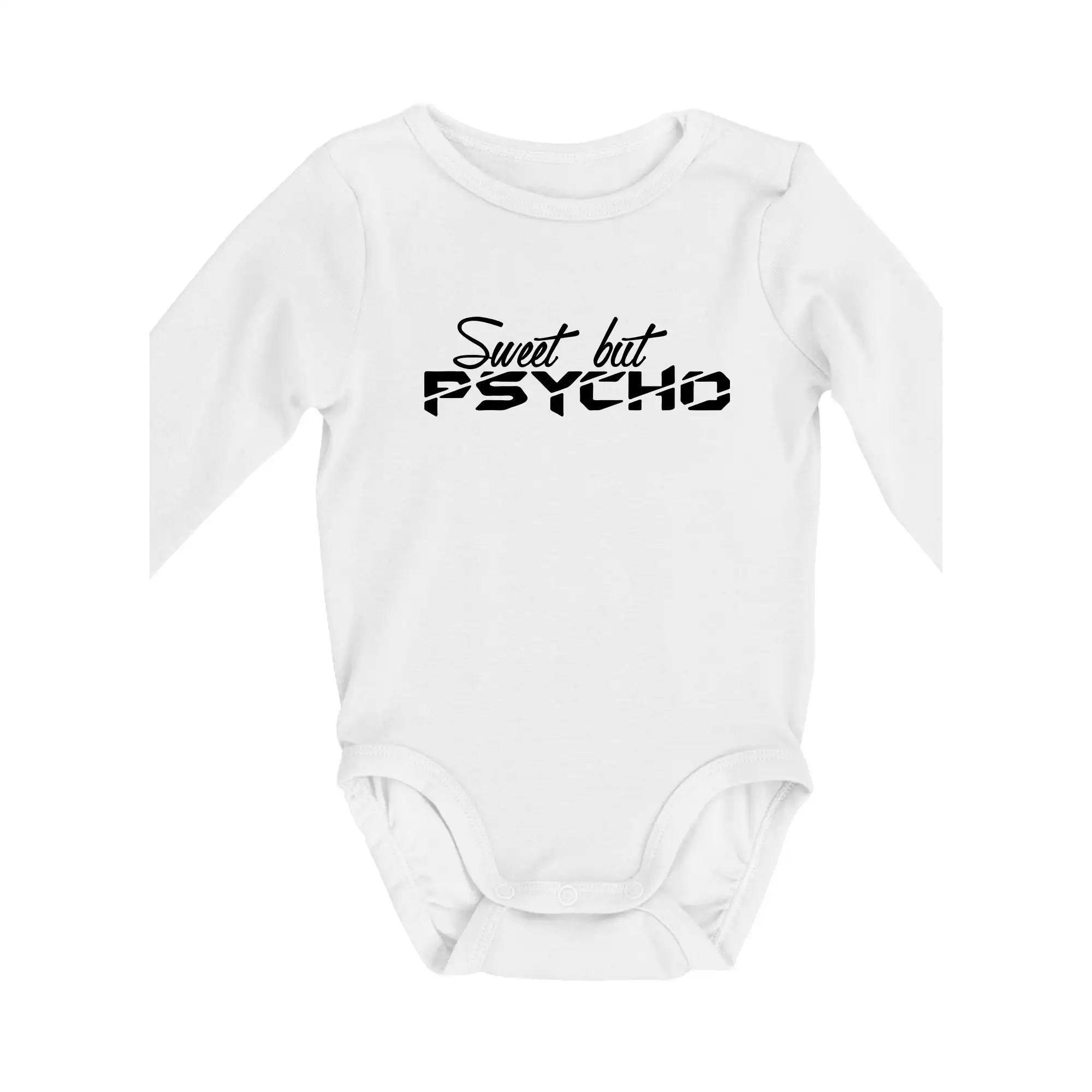 Tričká na párty - Sweet but psycho - Body dojčenské s dlhým rukávom