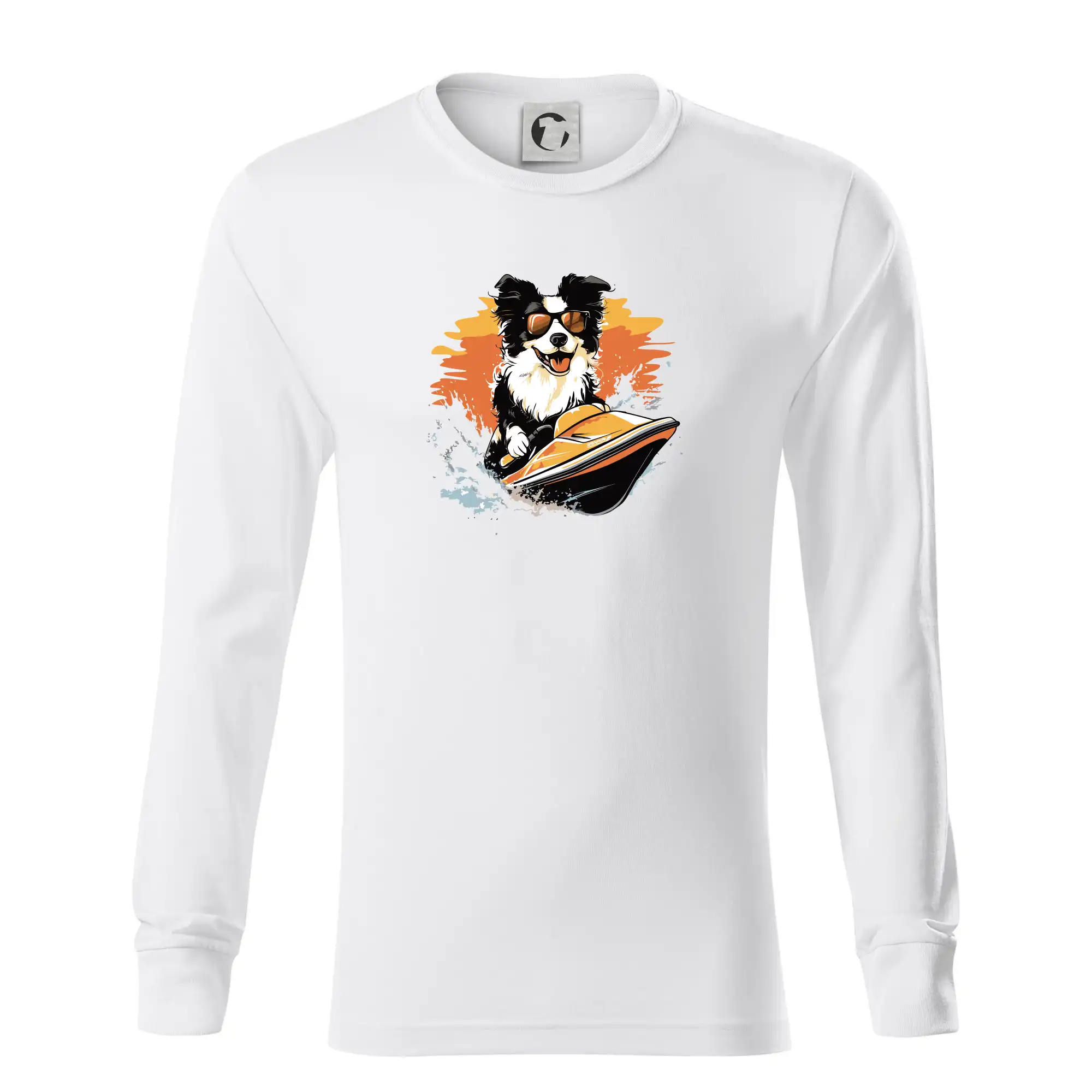 Border Kolie na vodním skútru