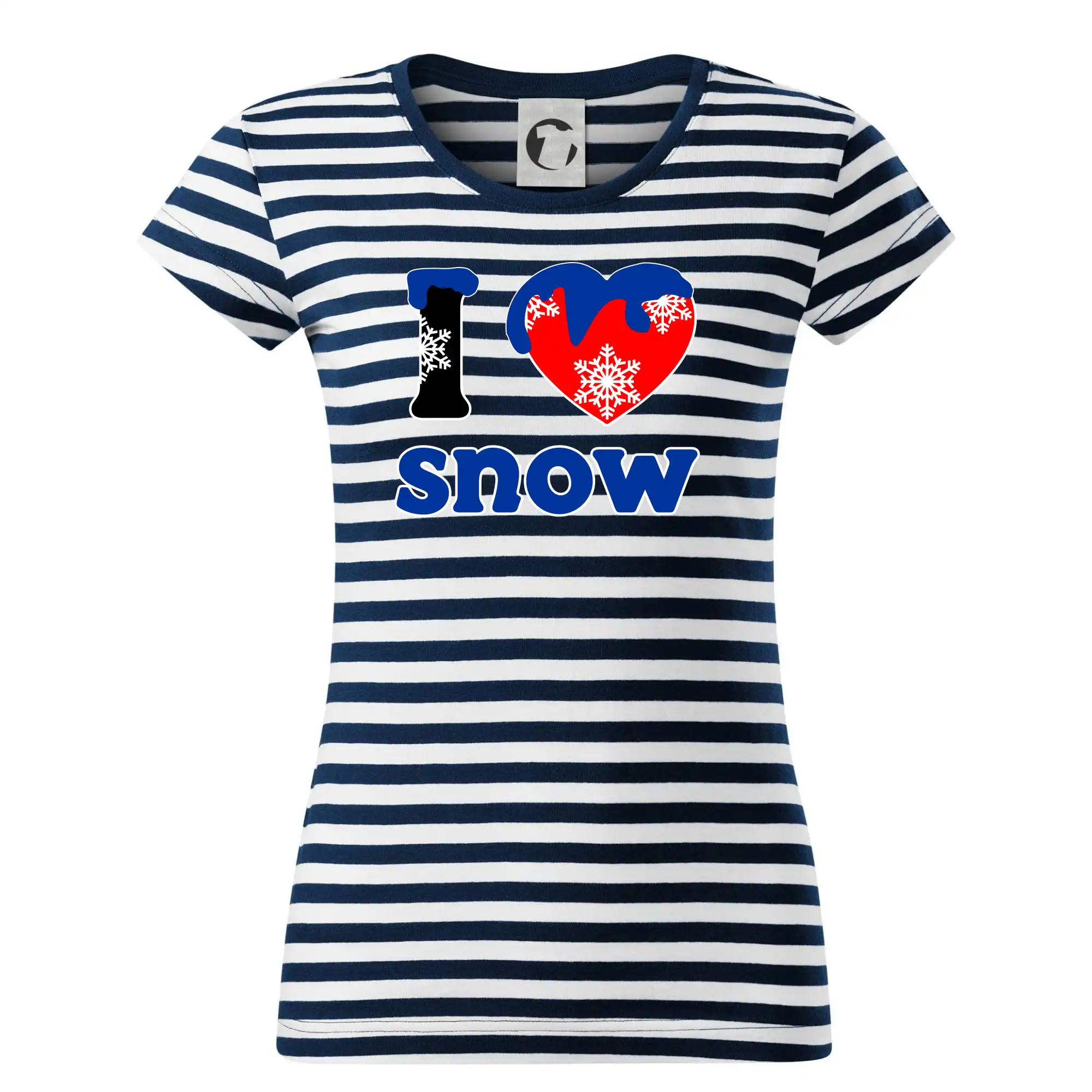 Lyže a Snowboard - I love snow - Tričko na vodu