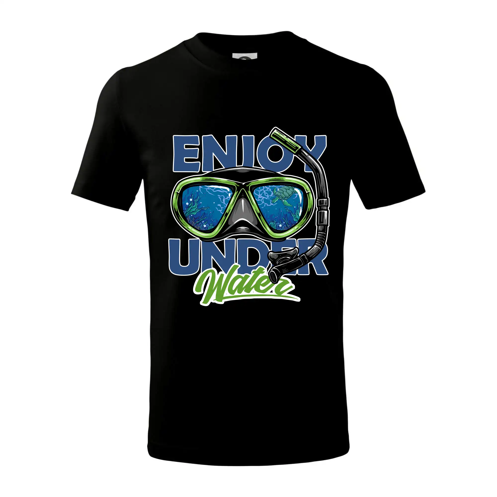 Potápačské tričká - Enjoy Under Water - Tričko detské bavlnené