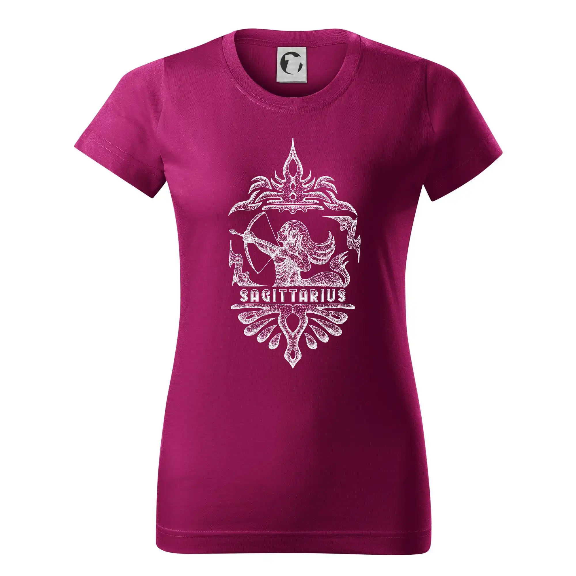 Tričká strelec - Sagittarius - vintage - Dámske tričko basic - ľahko voľnejšie a dlhšie