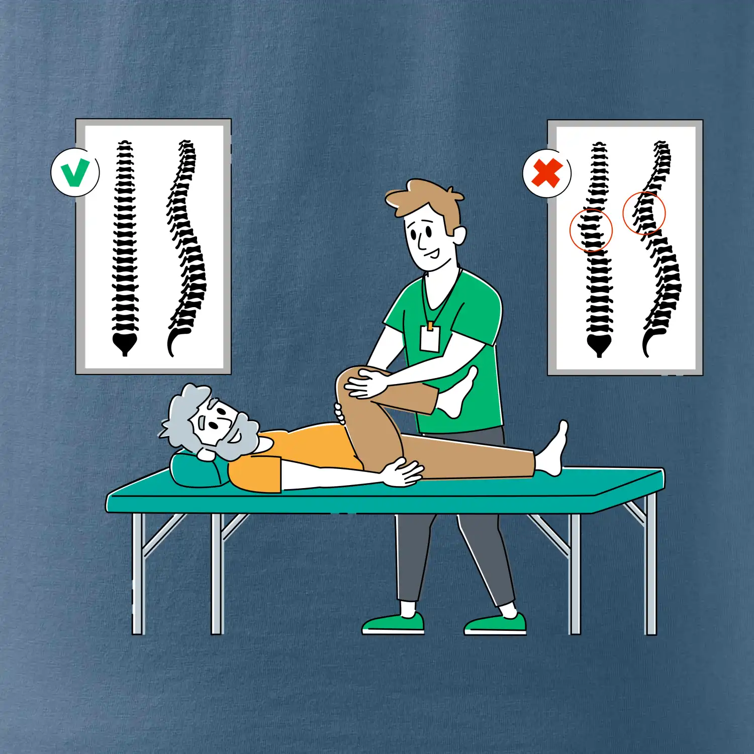 Fyziologické zakřivení páteře