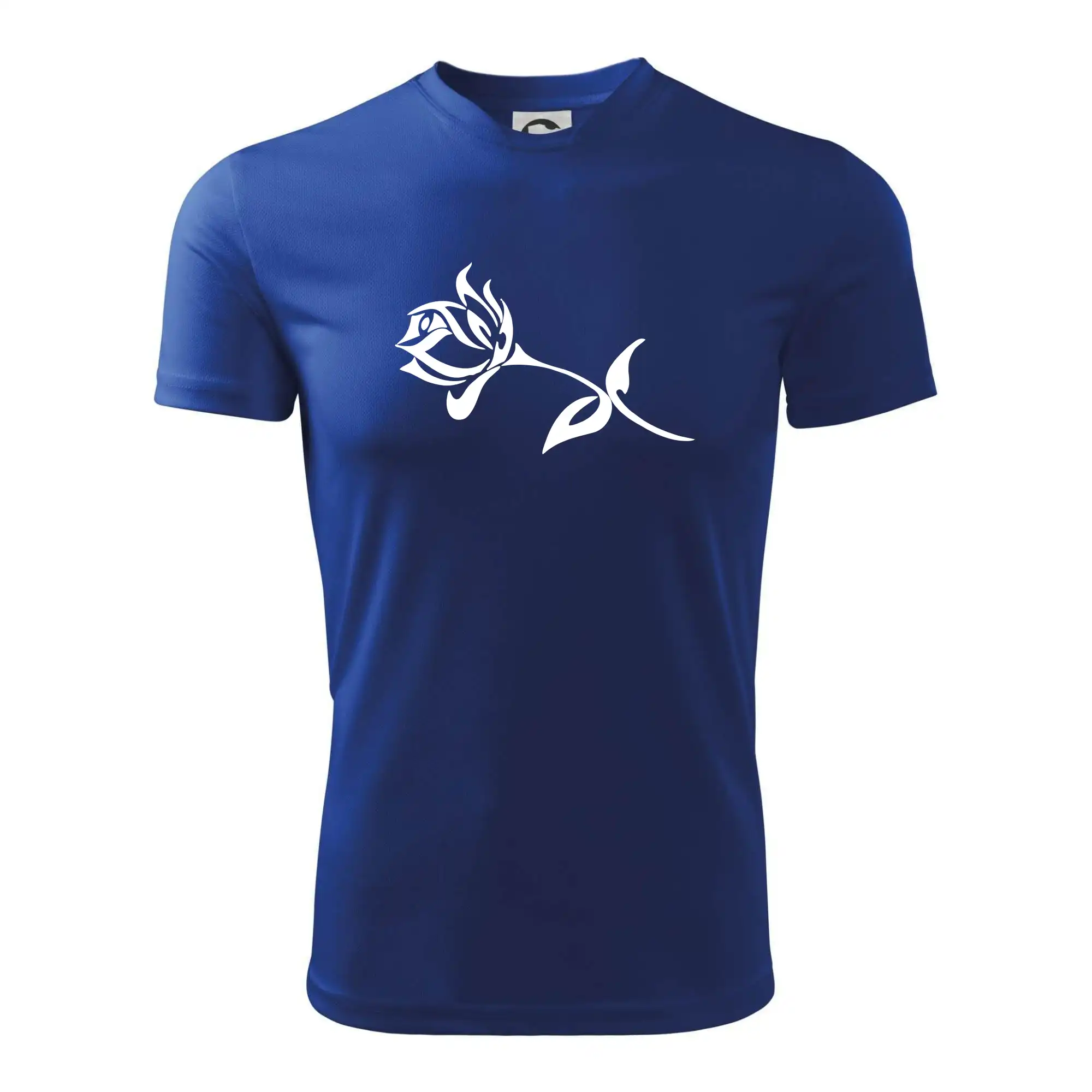 Tričká s kvetinami - Ruže obrys - Pánske tričko Fantasy športové