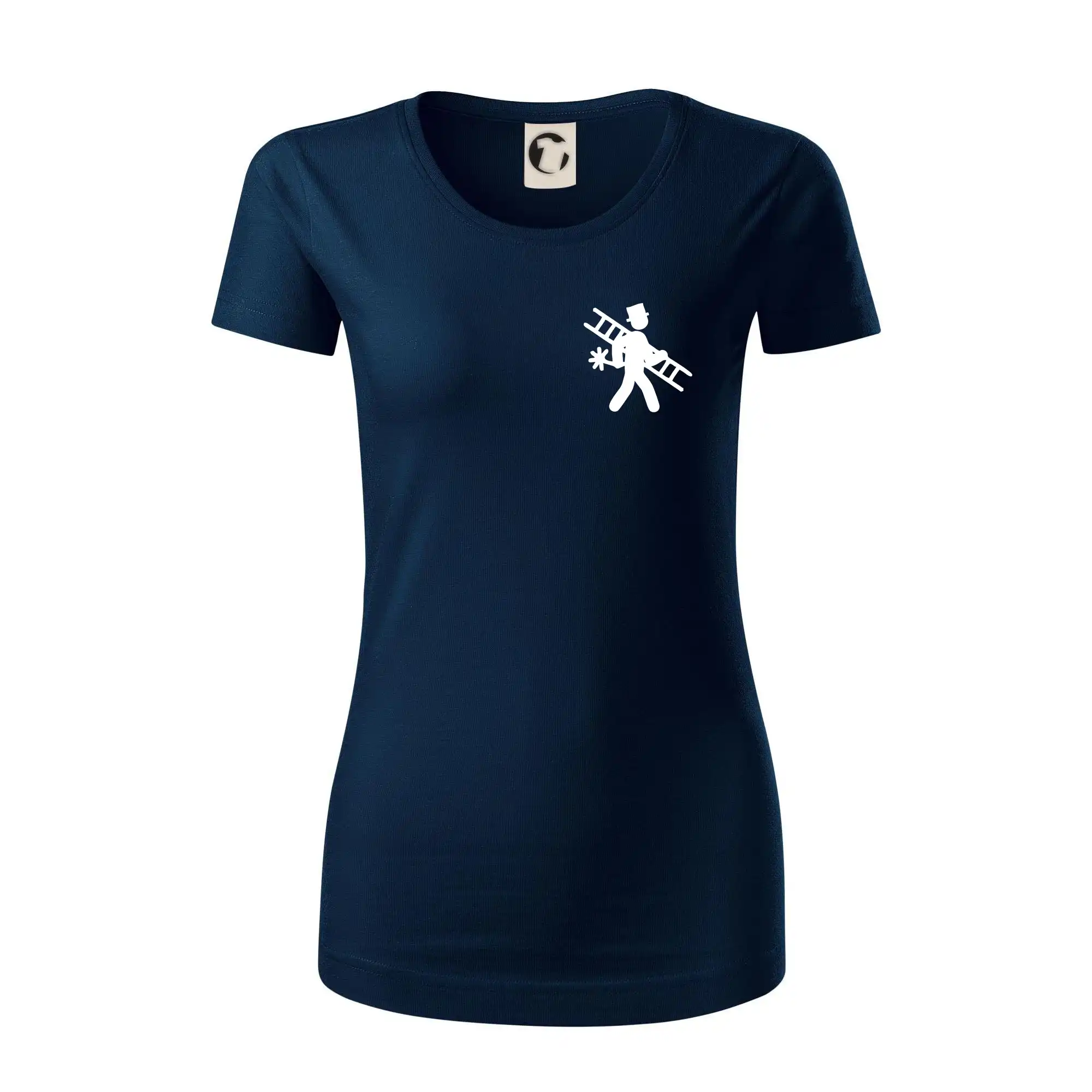 Kominík logo + nápis na zádech