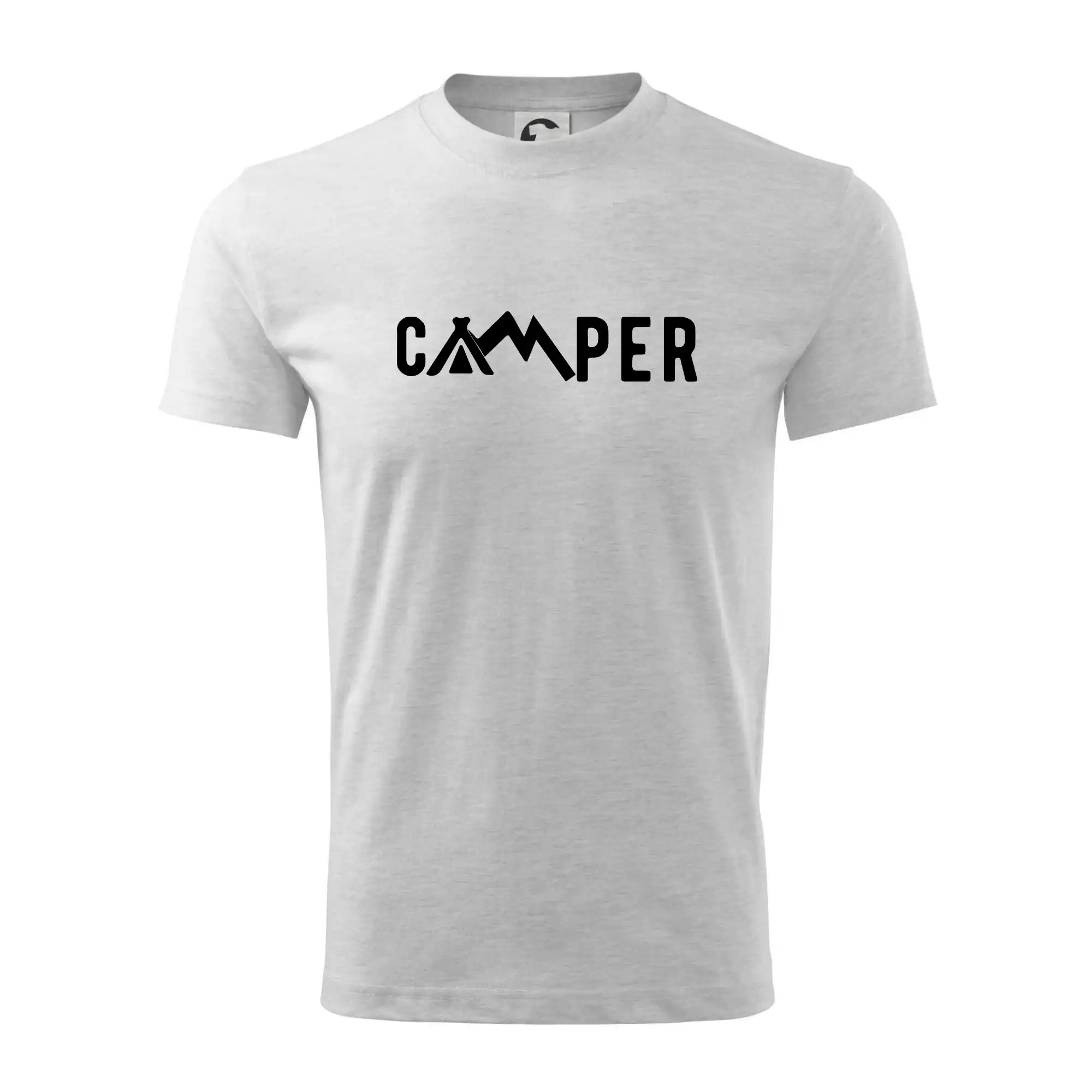 Trička na kempovanie - Camper nápis - Tričko detské bavlnené