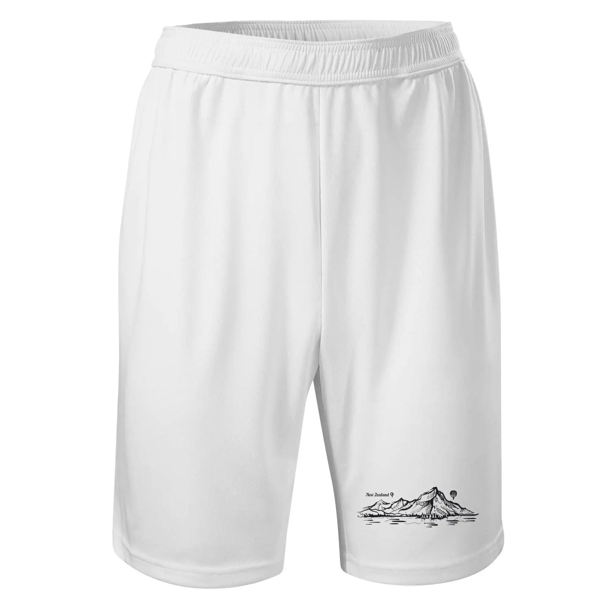 Nový Zéland nápis a hory Aoraki -  Mount Cook