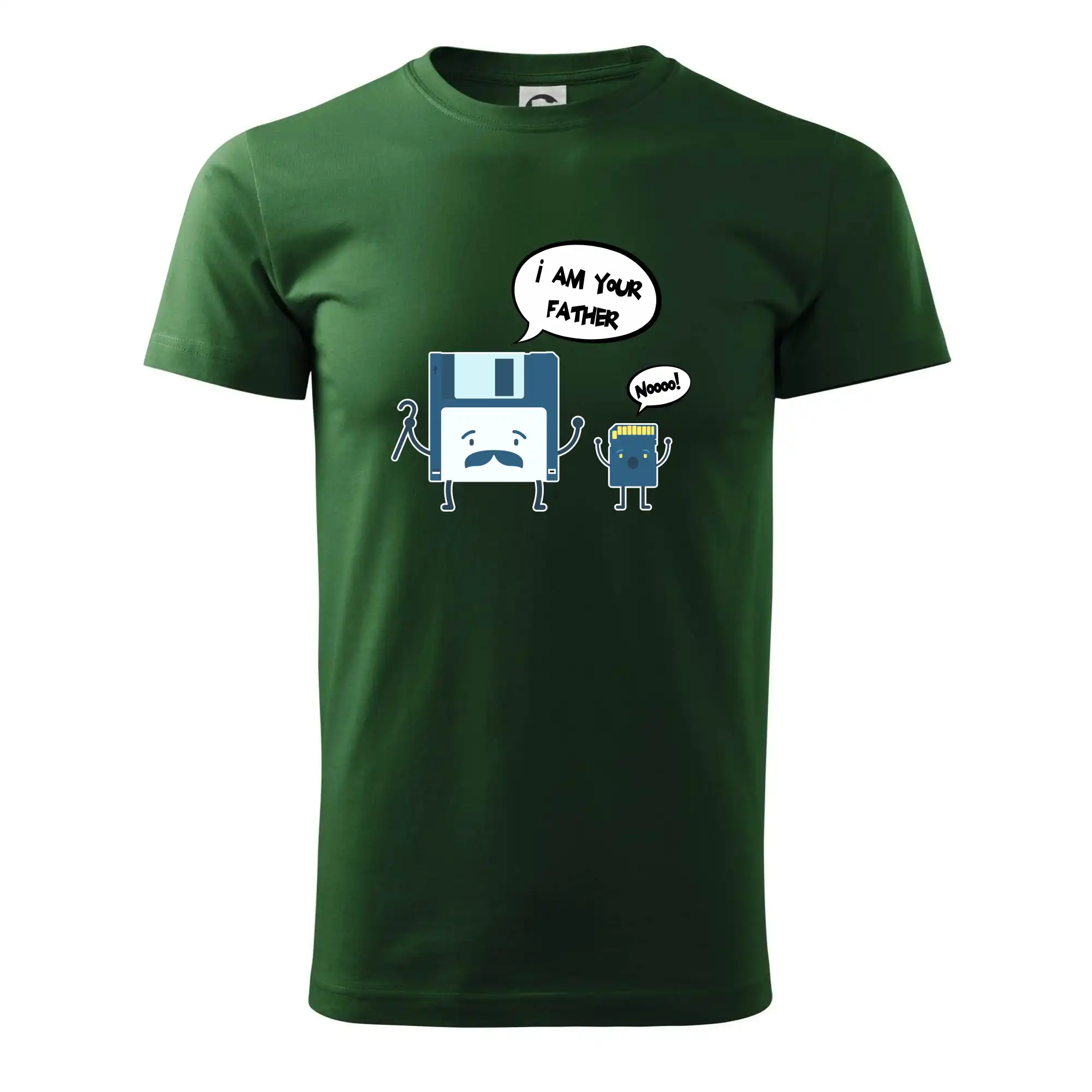 Tričká pre ajťákov - I am your father SD karta - Tričko extra veľké  (5-8XL)