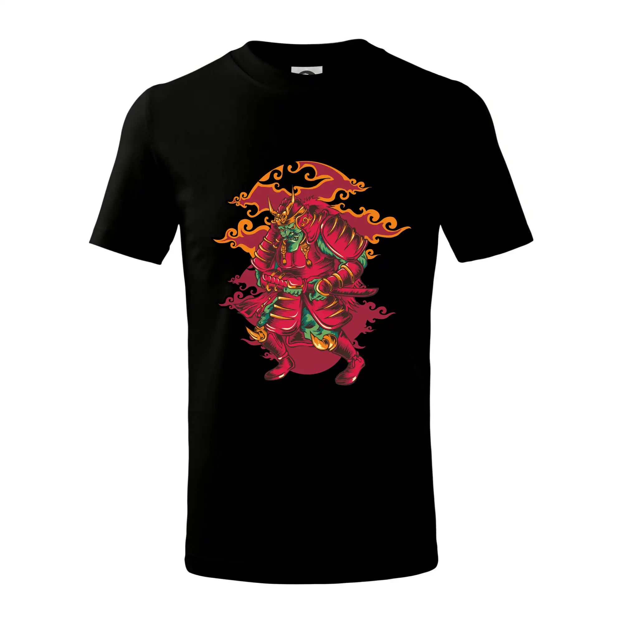 Tričká s japonskou tematikou - Red samurai - Tričko detské bavlnené