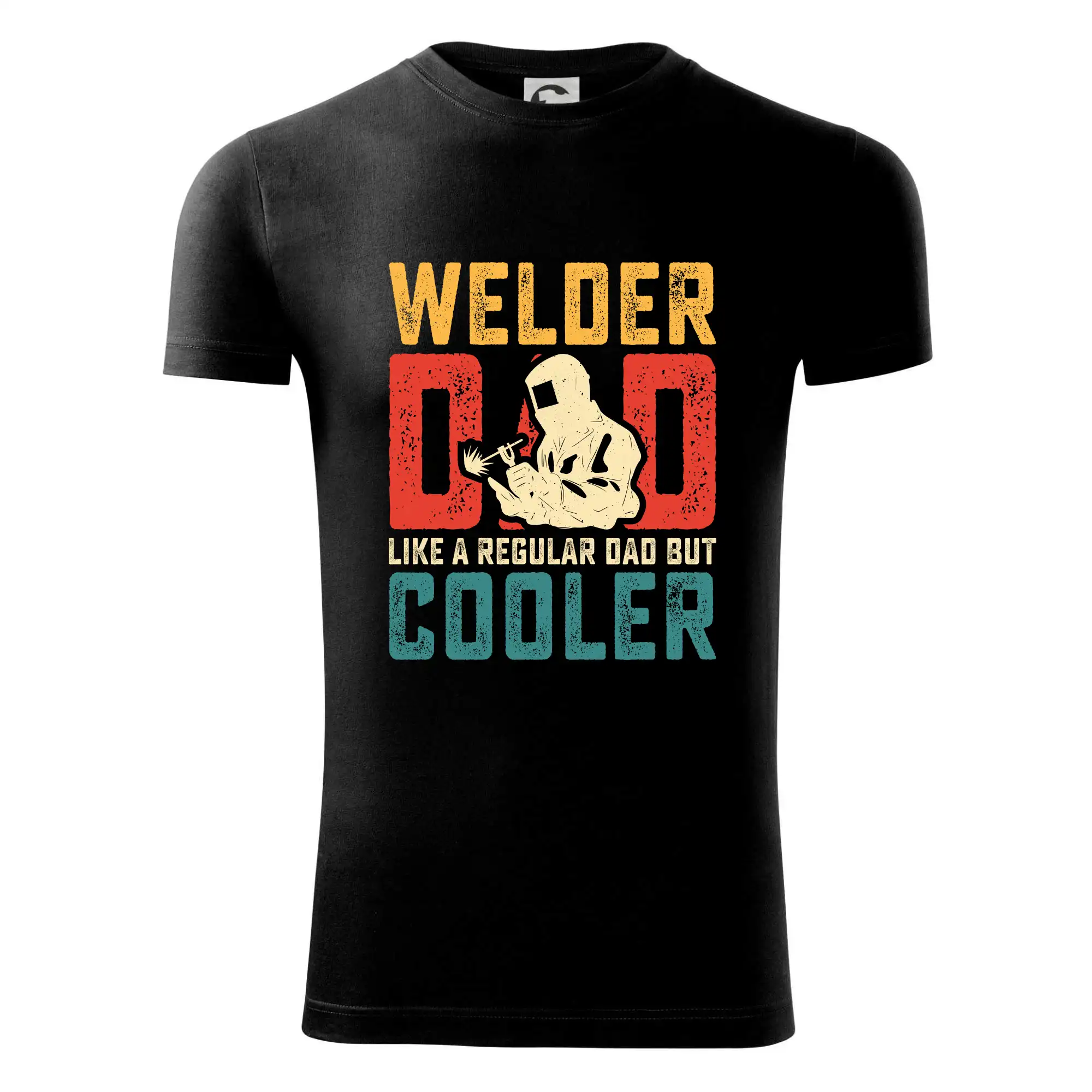 Tričká pre zvárača - Welder dad like a regular dad but cooler - Viper FIT - Pánske zúžené tričko