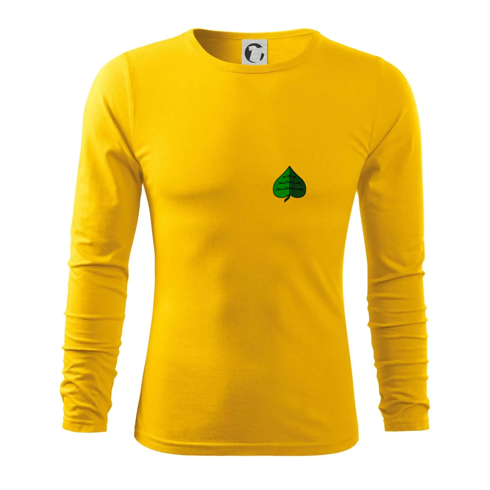 Tričká a mikiny so spoločenskými hrami  - Prší - Zelený - Tričko s dlhým rukávom FIT-T long sleeve