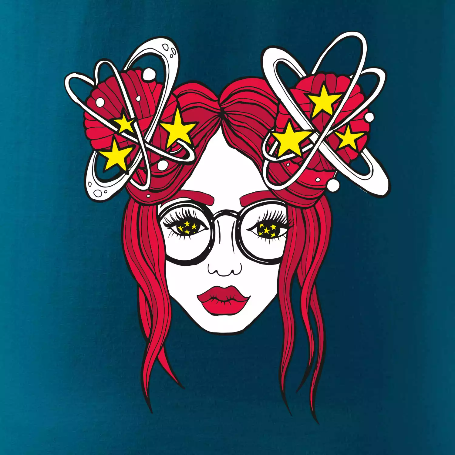 Magická červenovláska (Pecka design)