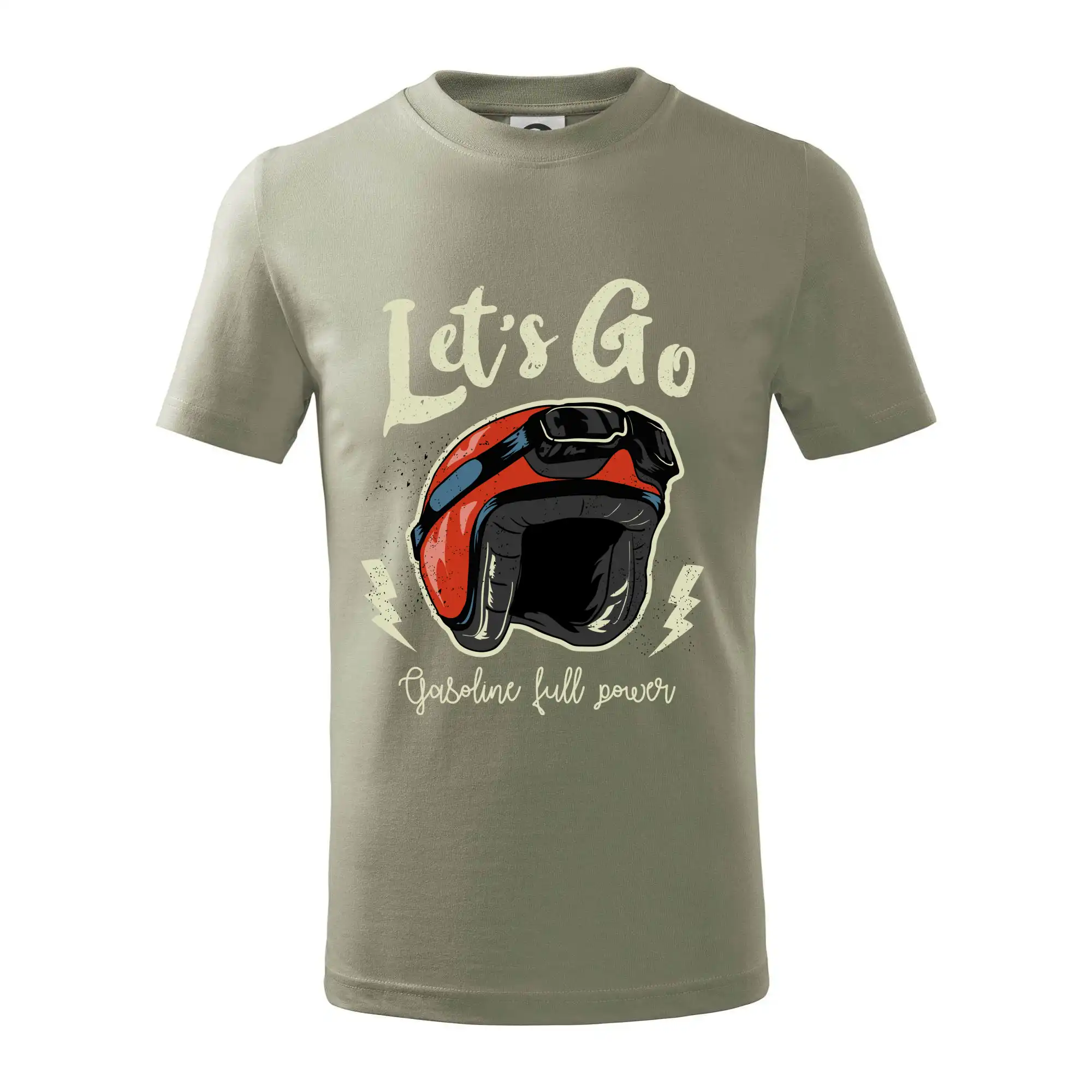Moto let's go - Tričko detské bavlnené
