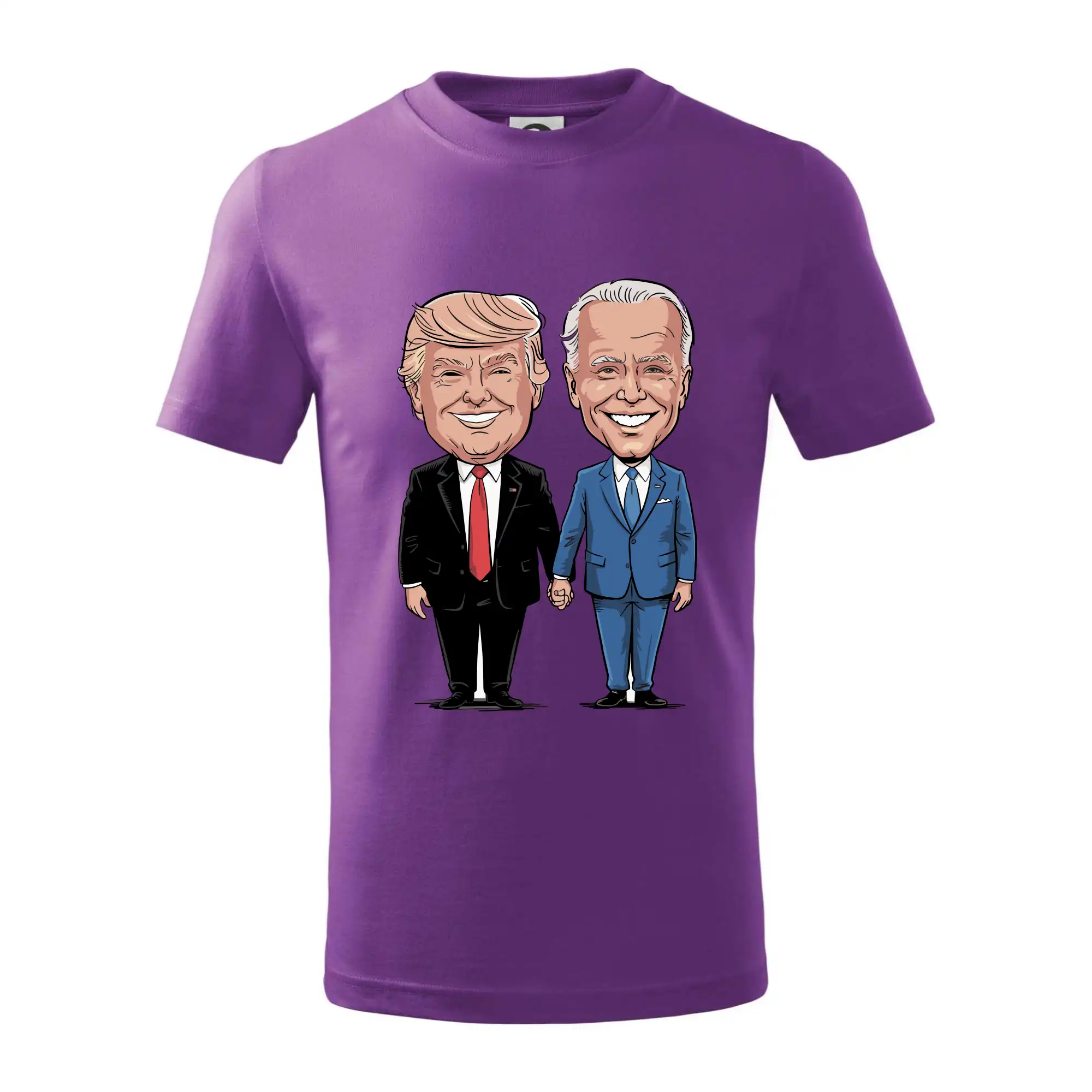 Politické tričká - Trump a Biden - veľký kamaráti - Tričko detské bavlnené
