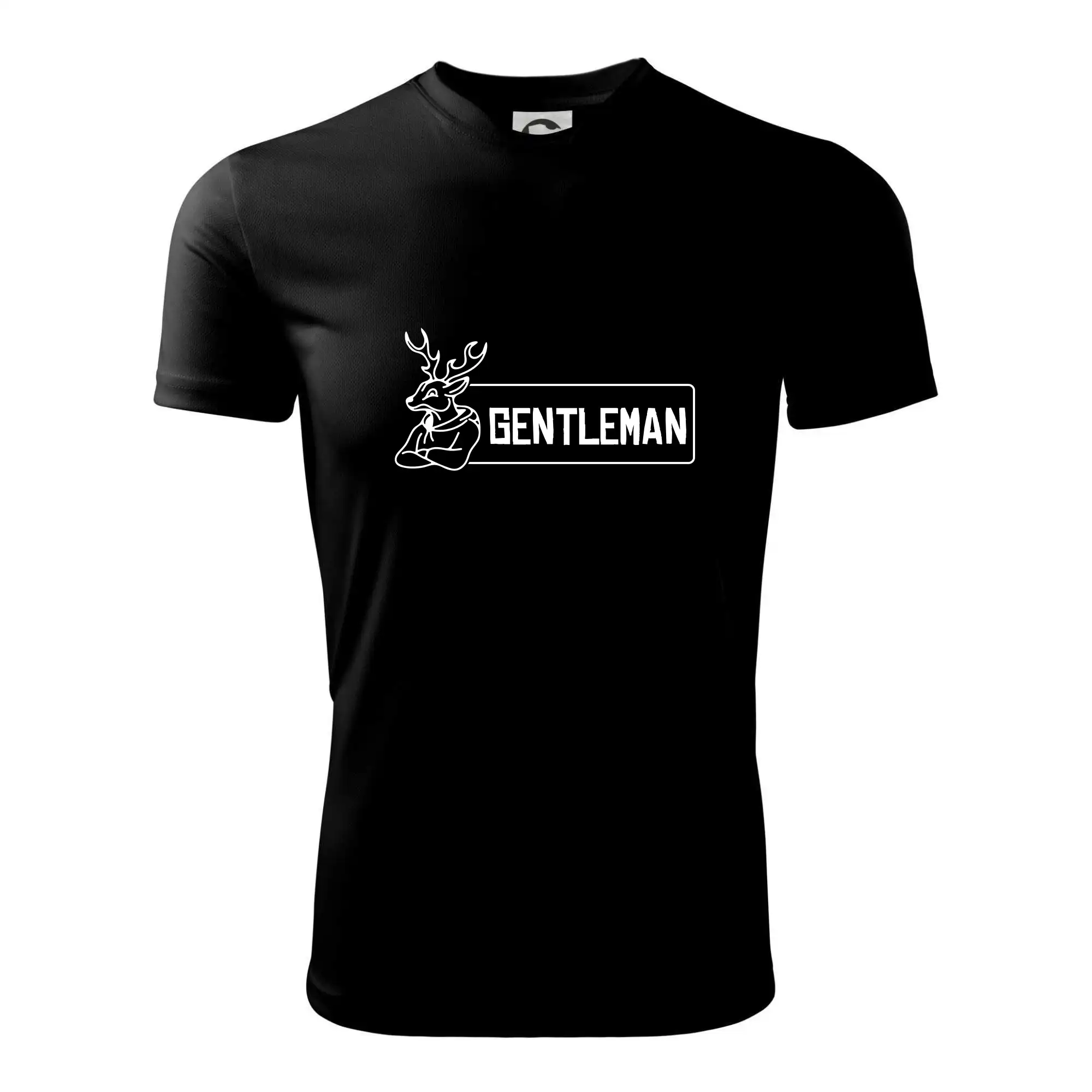 Tričká pre poľovníkov a drevorubačov - Jeleň gentleman - Pánske tričko Fantasy športové