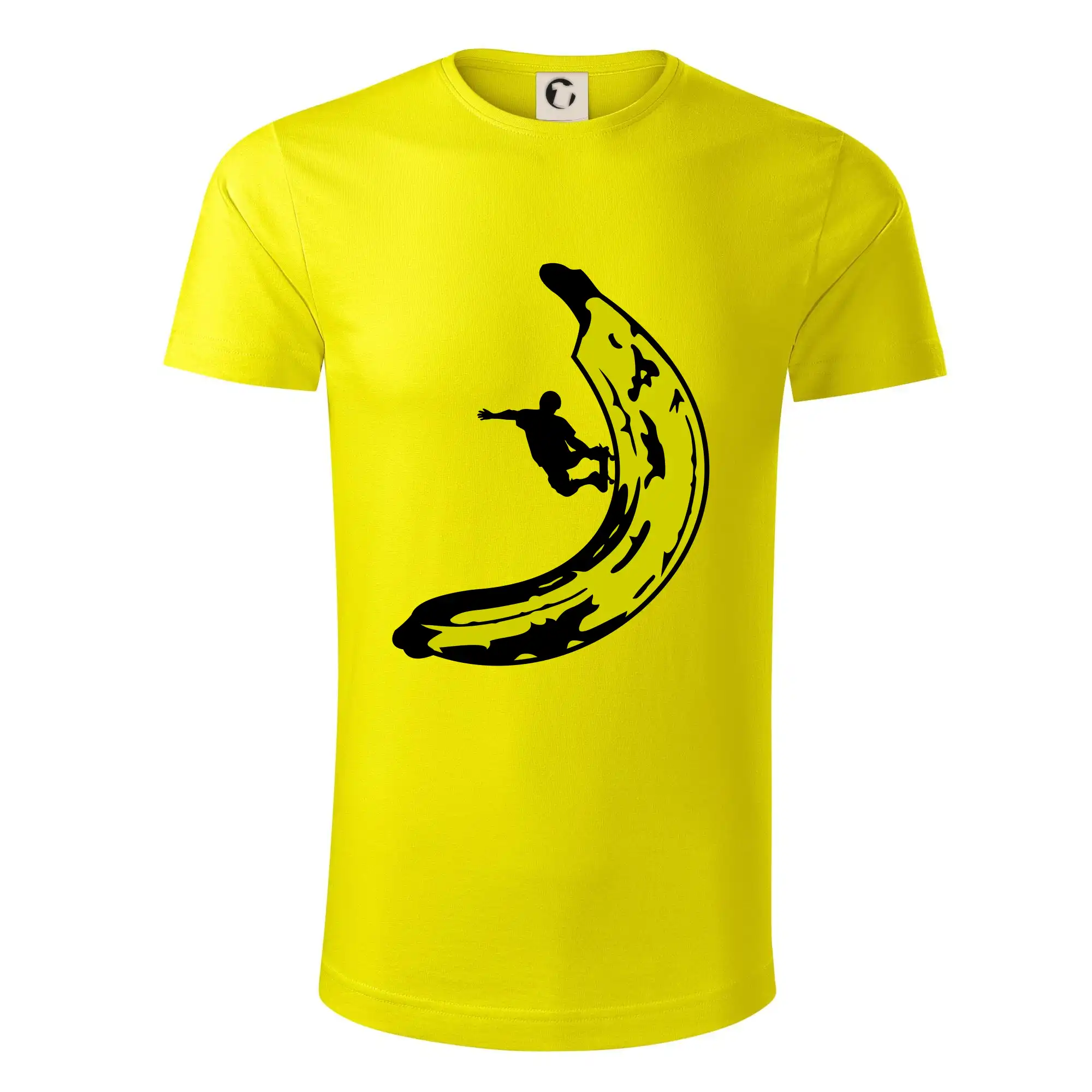 Grafické tričká - Skateboardista na banánu - Tričko z organickej bavlny