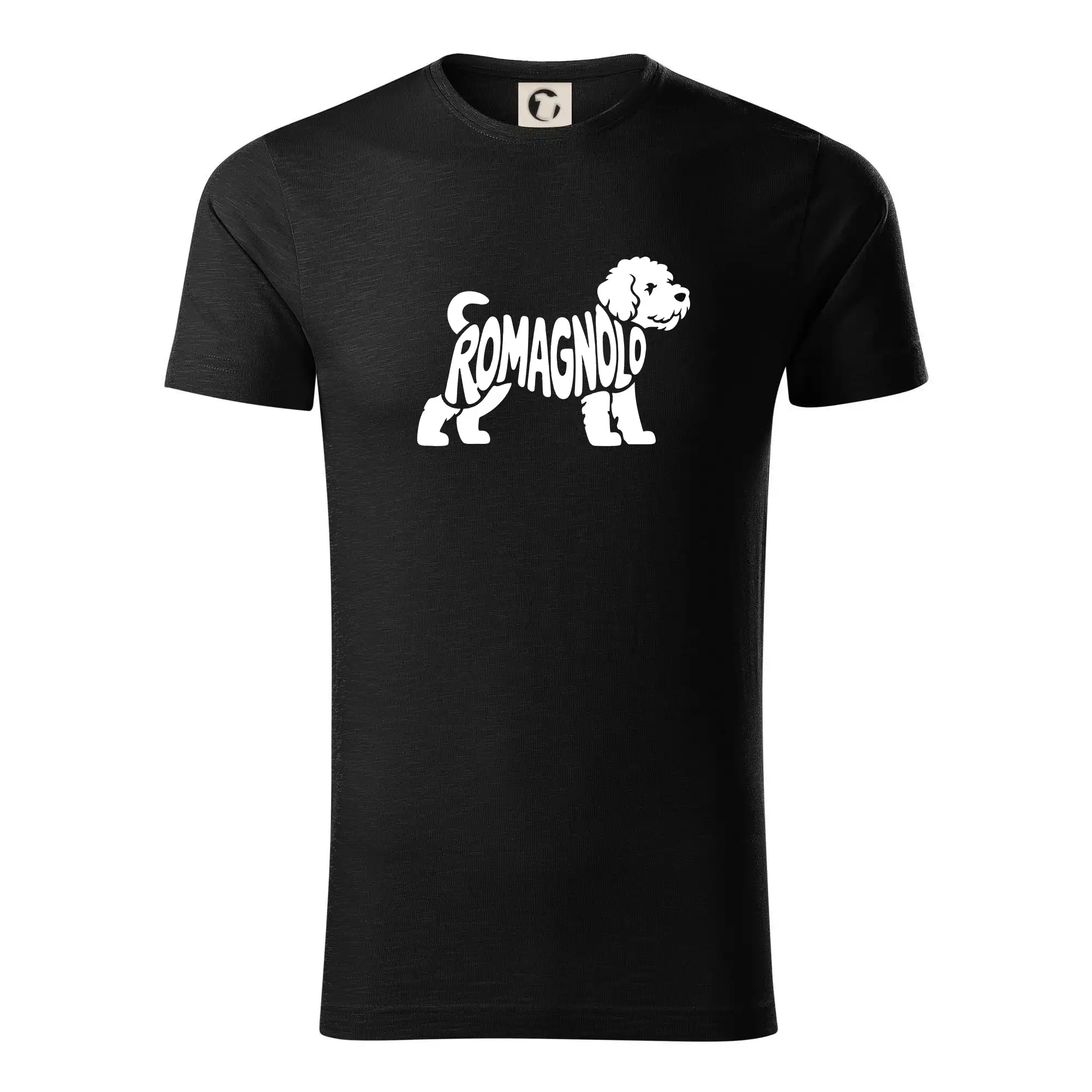 Ostatné psie plemená - Romagnolo nápis v tele - Tričko z organickej bavlny