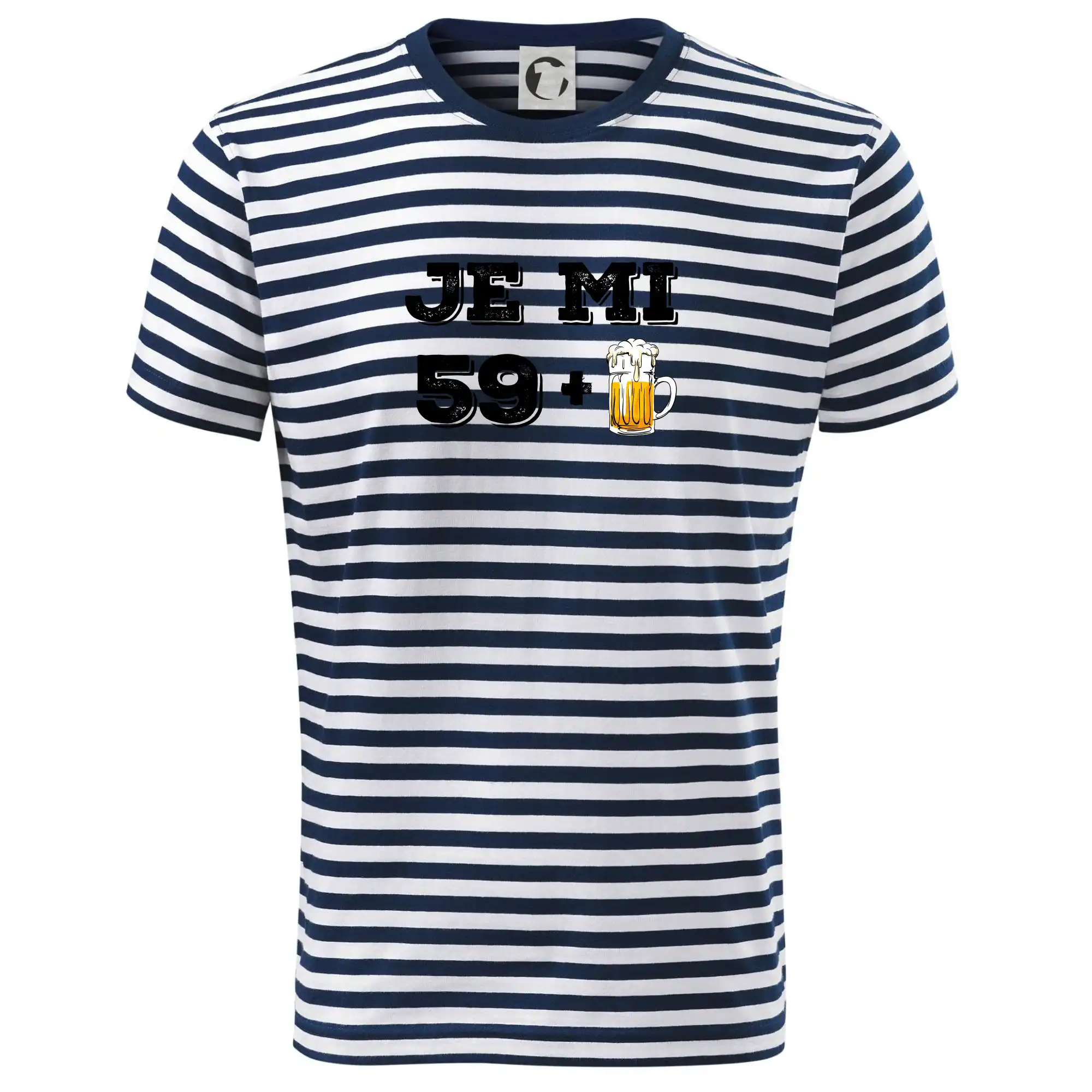 Tričko k 60. narodeninám - Je mi 60 pivo - Tričko na vodu