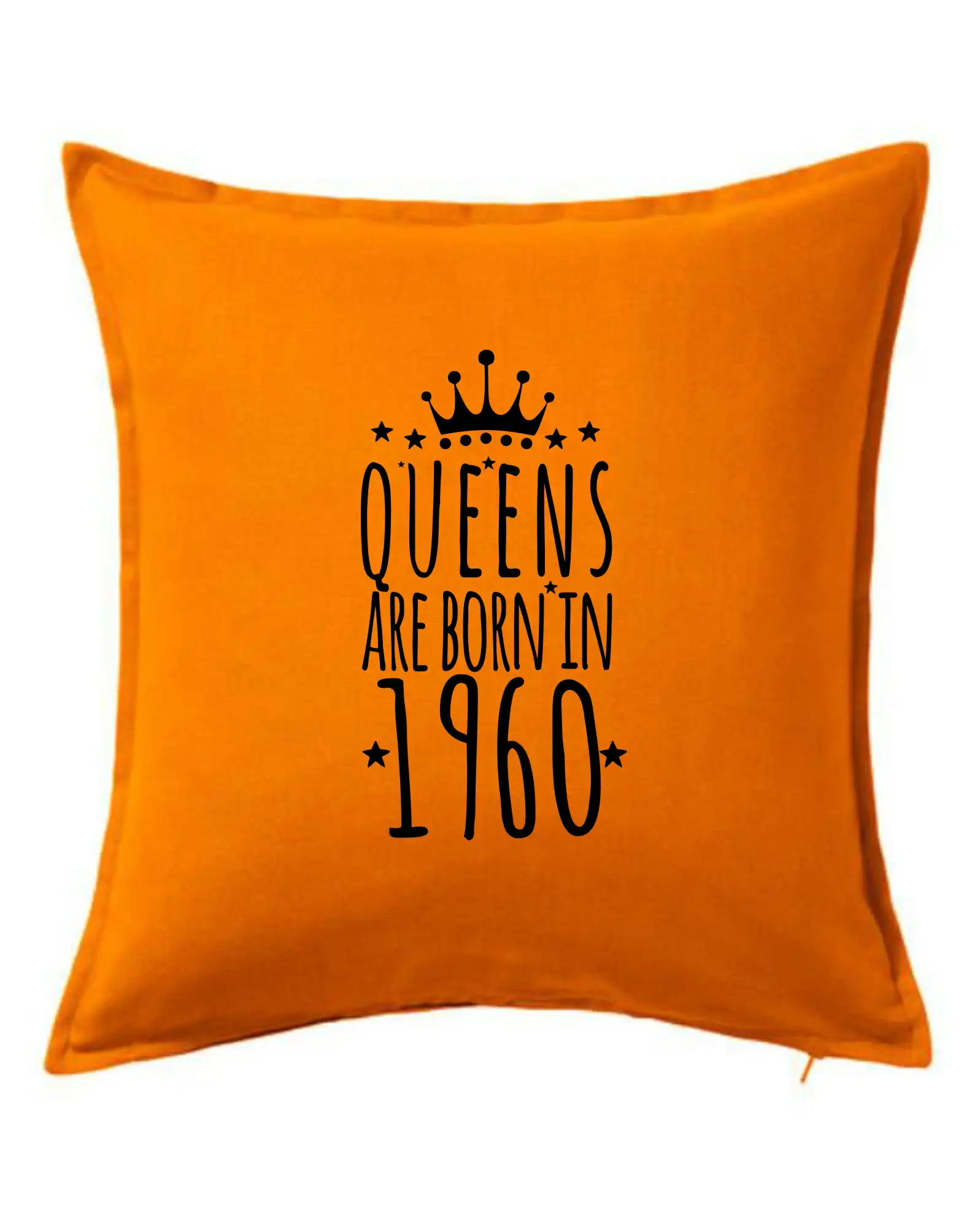 Trička s ročníkom 1960 - Queens are born in 1960 - Vankúš 50x50