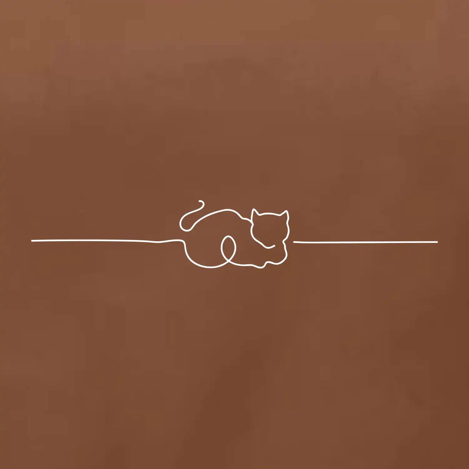 Kočka linka kreslená