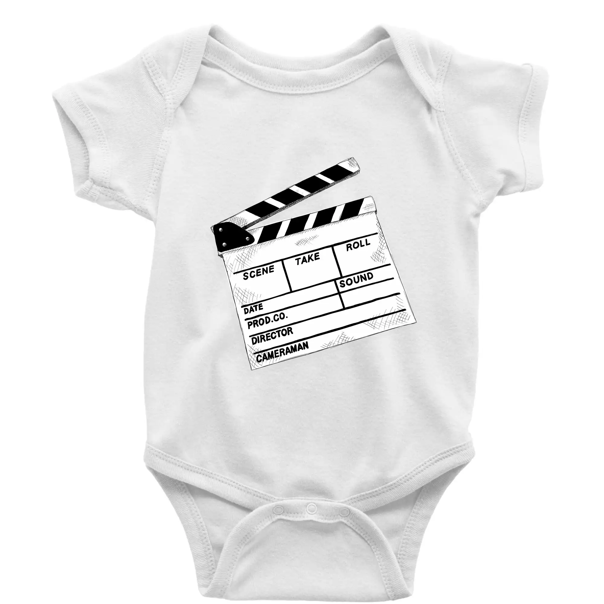 Filmové tričká - Filmová klapka - Body dojčenské s krátkym rukávom
