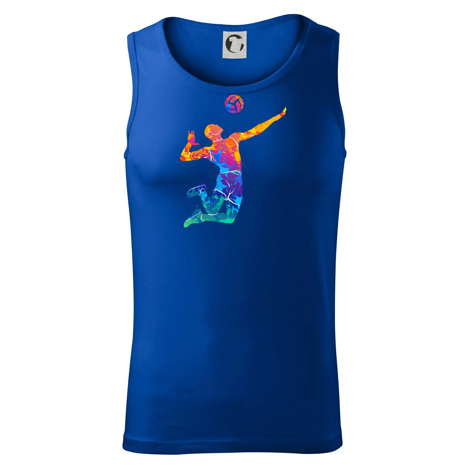 Volejbalista splash s míčem