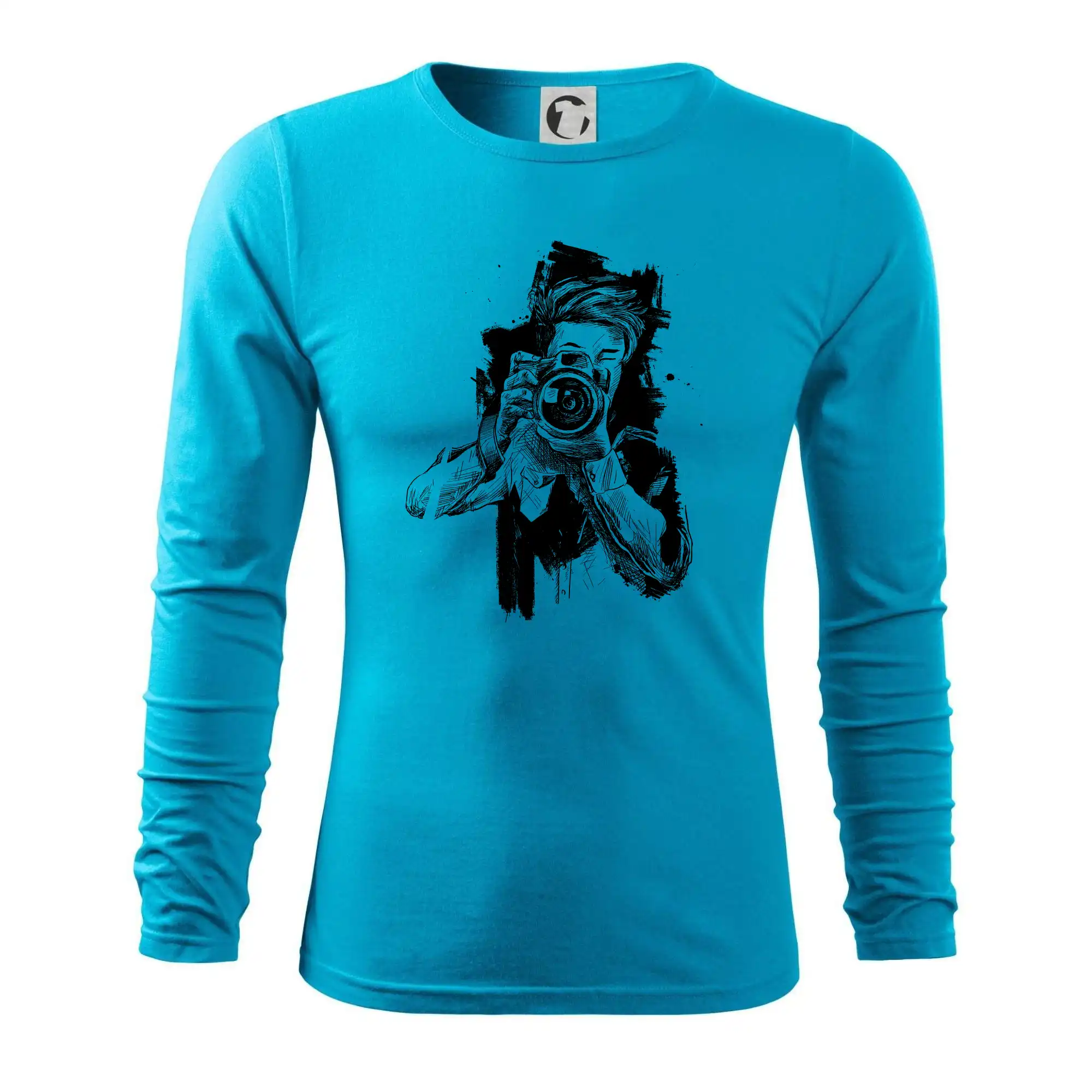 Fotograf kreslený tužkou