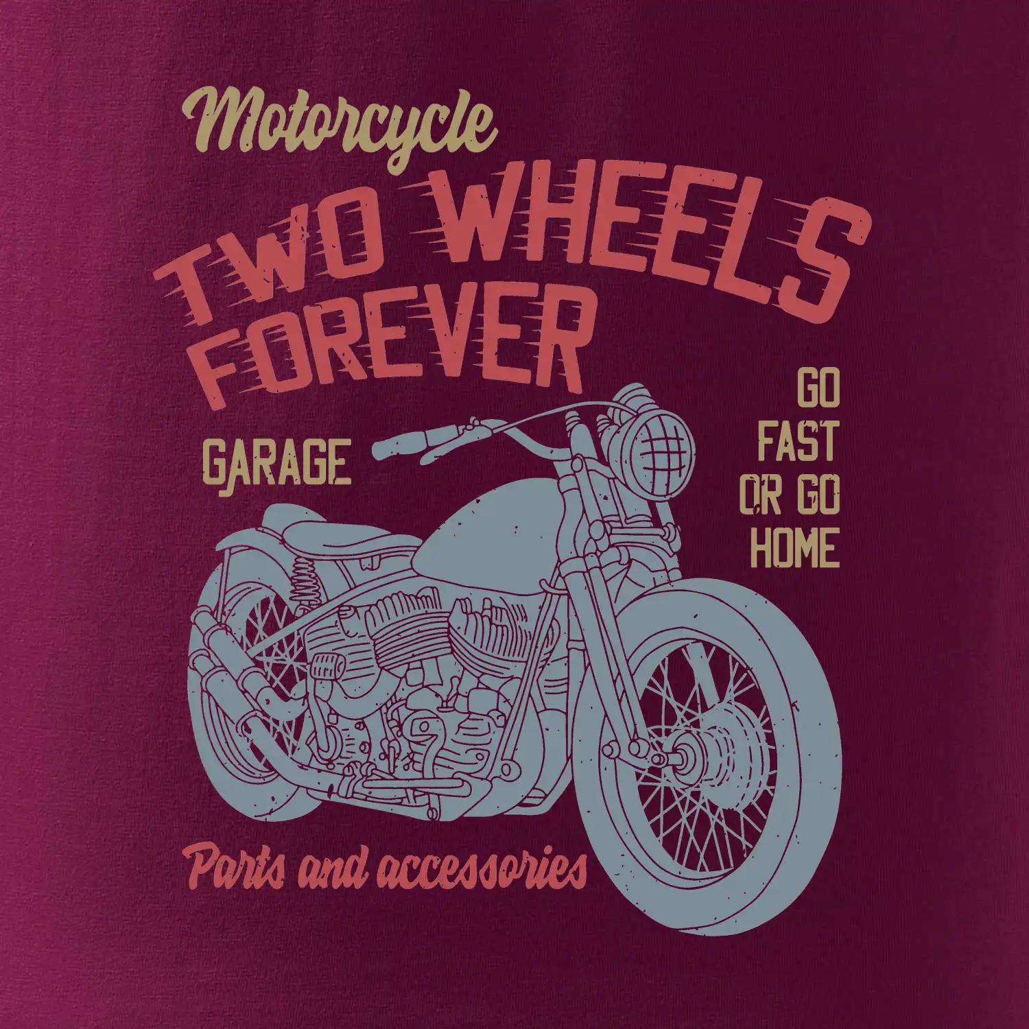 Two wheels forever go fast