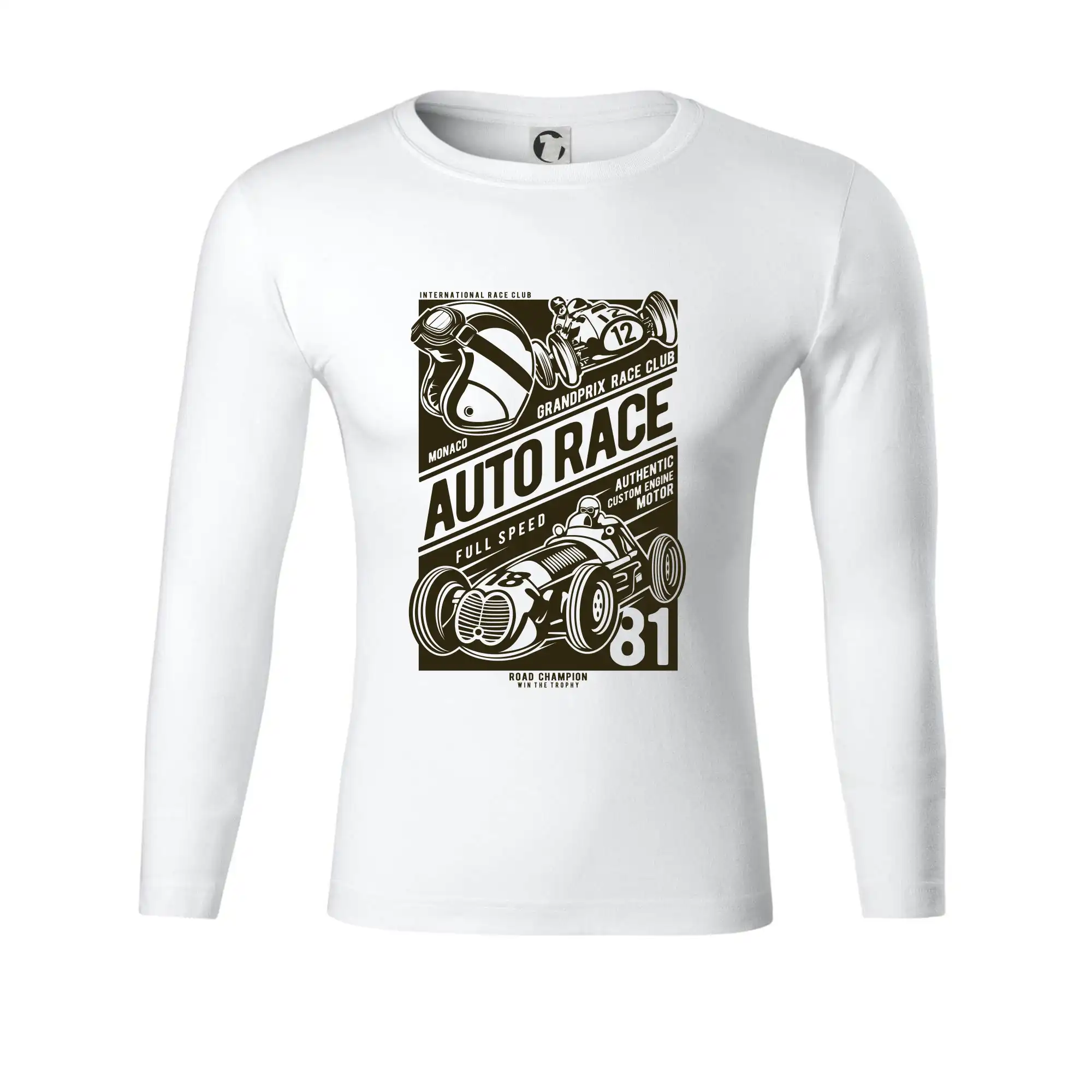 Auto tričká - Auto Race - Tričko Progress s dlhým rukávom