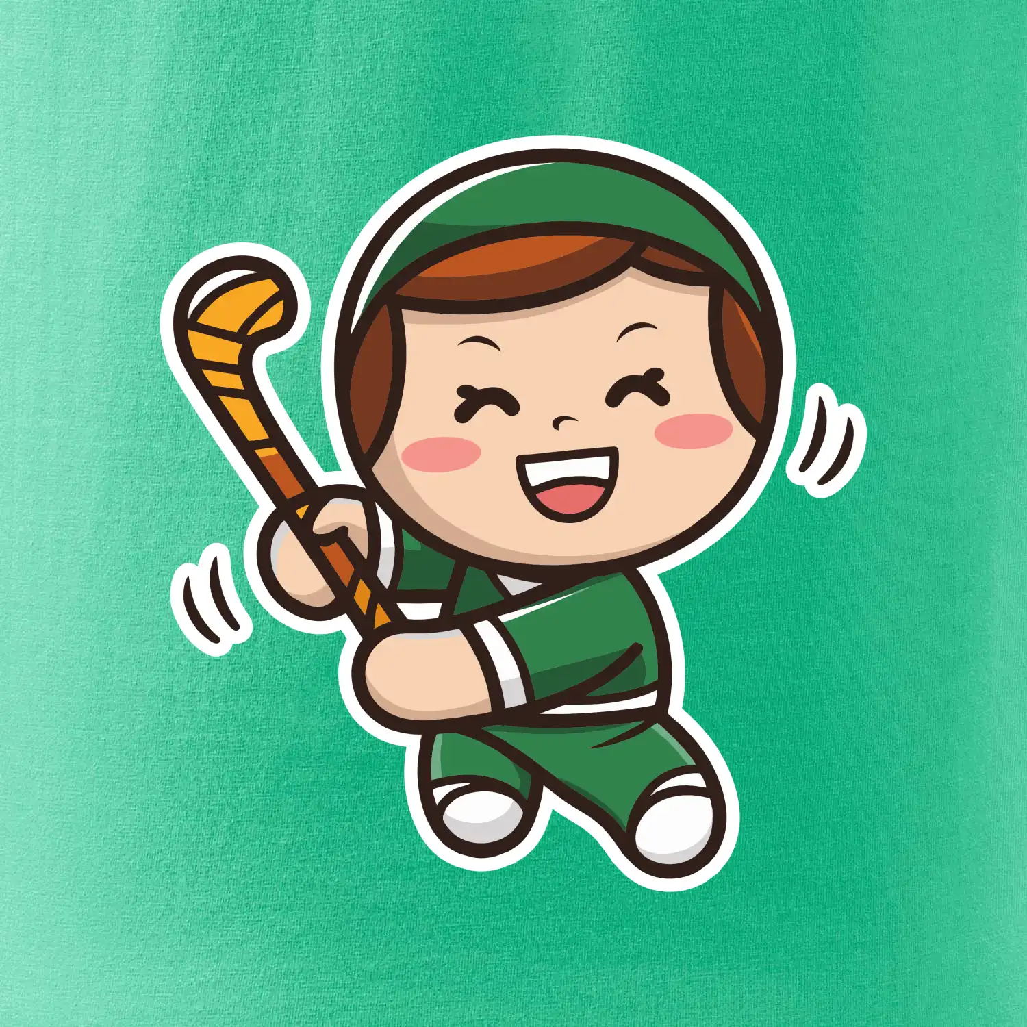 Ikona pozemní hokej holka